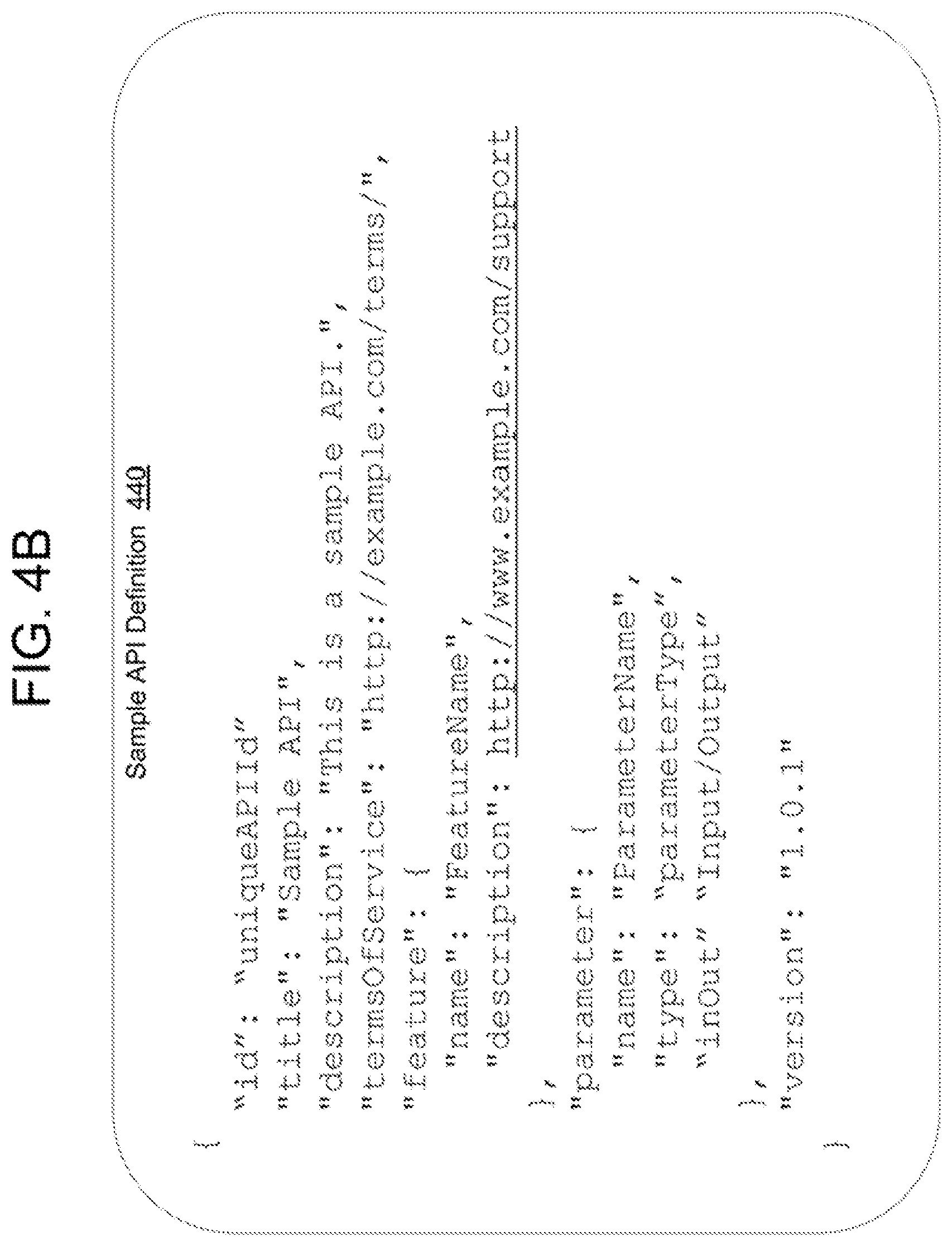 Patent US12147438 Figure 9 – API repository with searchable feature set