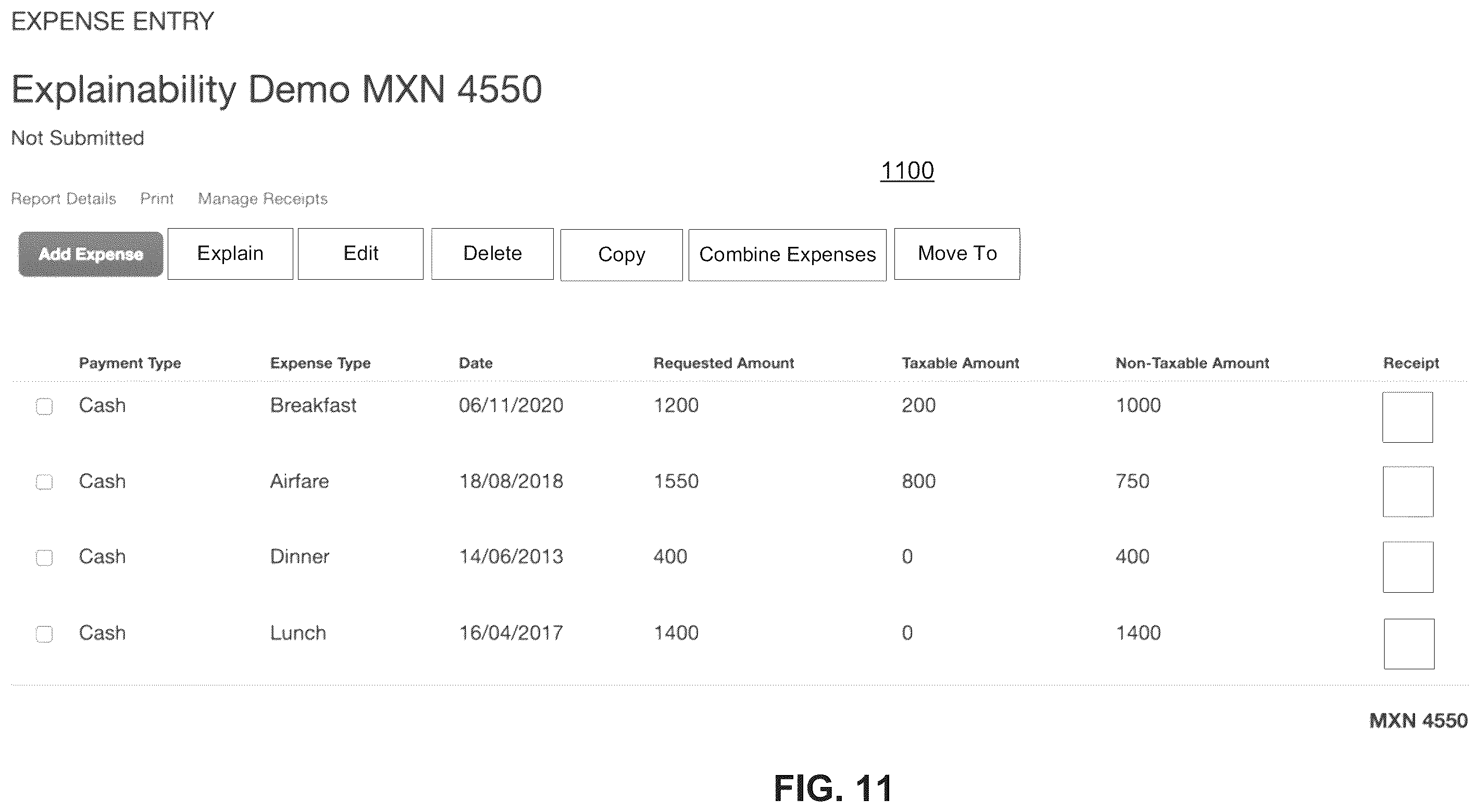 Patent US12147442 Figure 12 – Explanation of computation result using challenge function