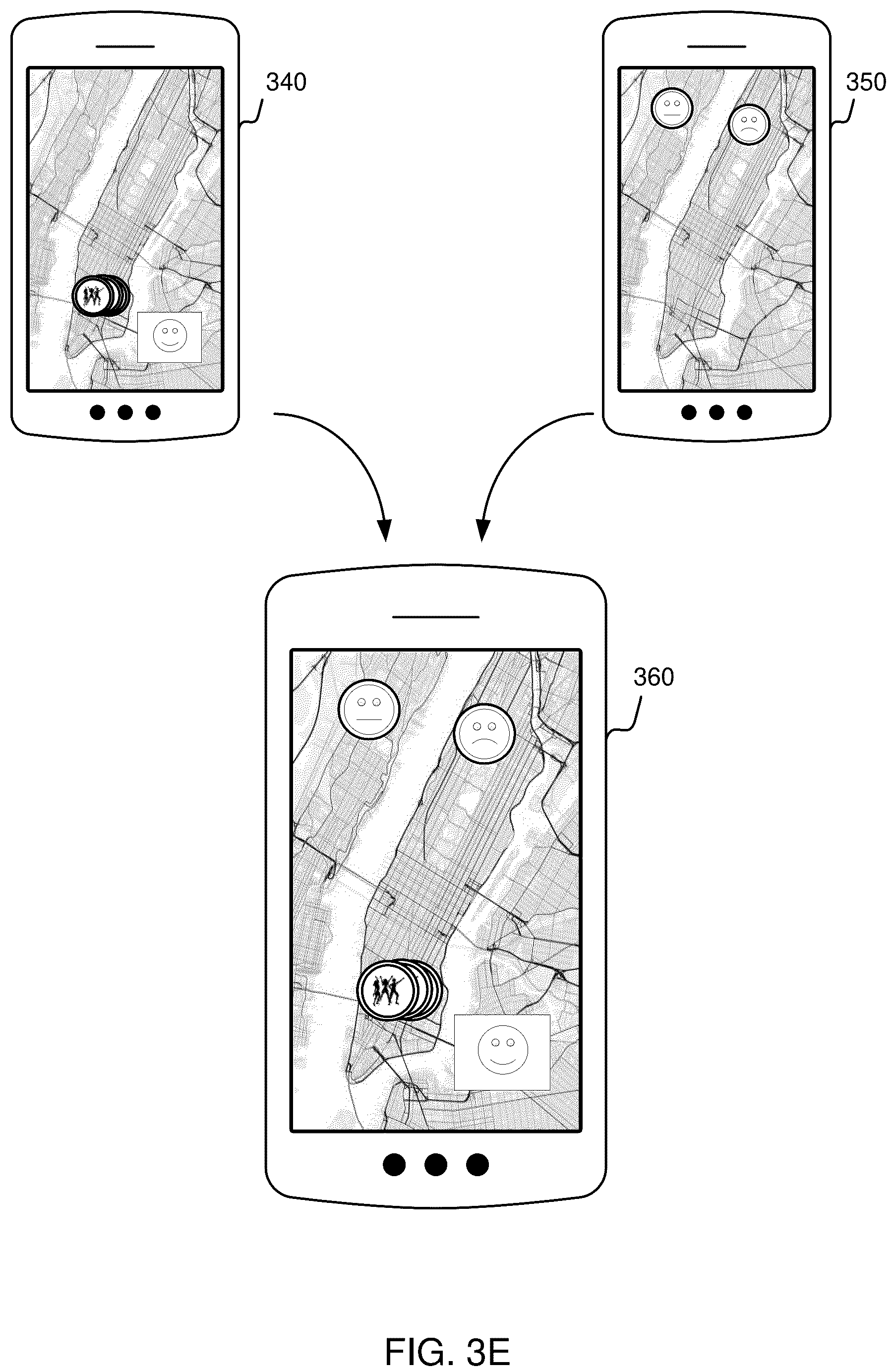 Patent US12147443 Figure 7 – System and method for aggregation and graduated visualization of user generated social post on a social mapping network