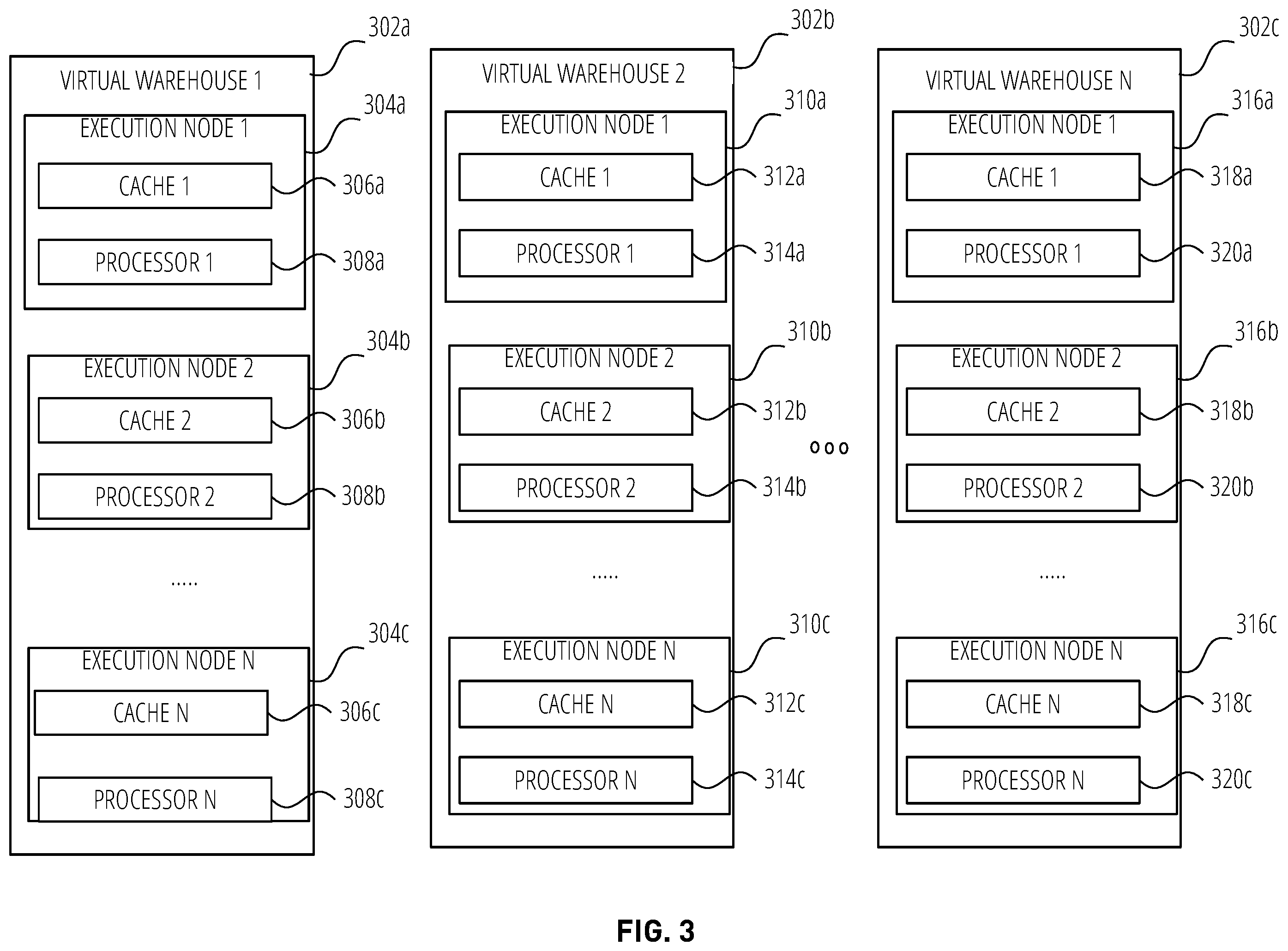 Patent US12147445 Figure 3 – Notebooks with cached results