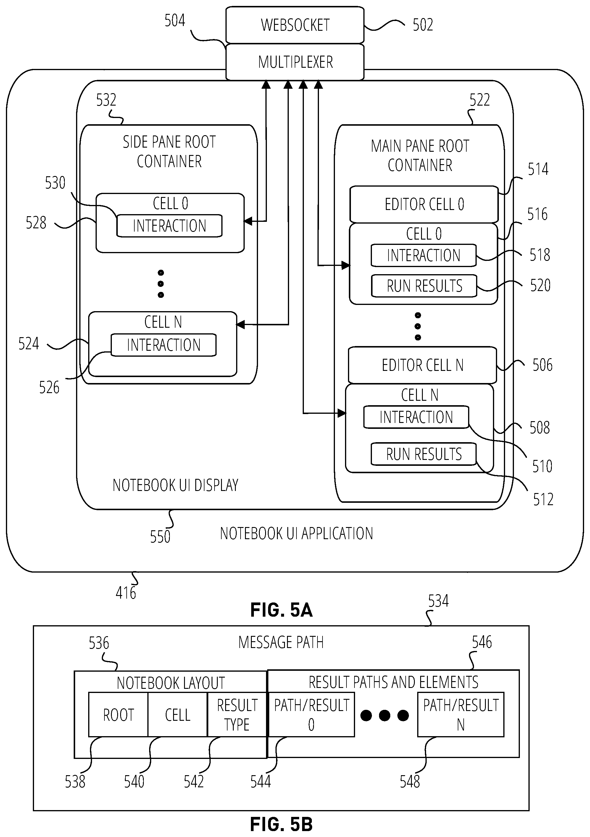 Patent US12147445 Figure 6 – Notebooks with cached results