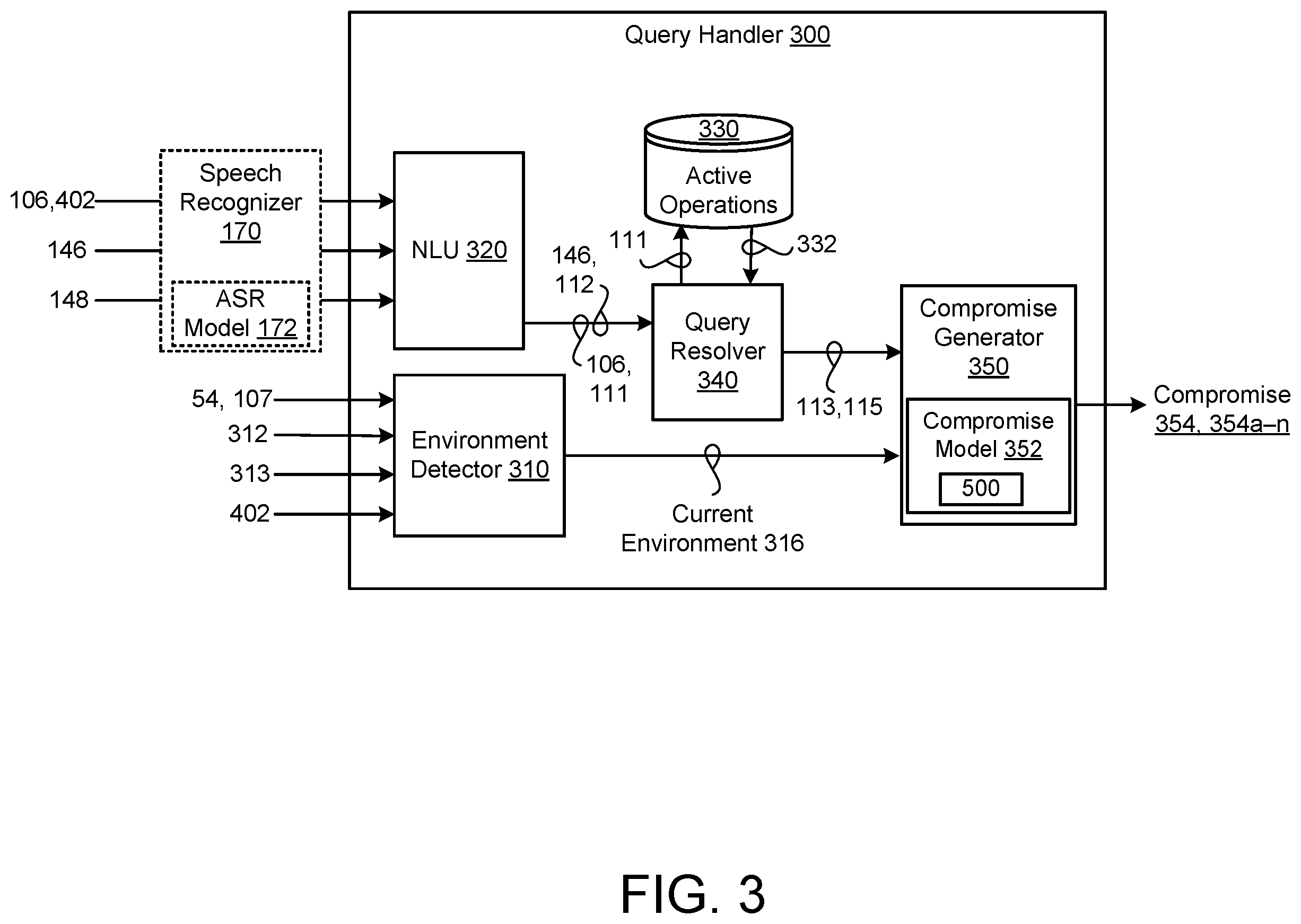 Patent US12147470 Figure 6 – Handling contradictory queries on a shared device