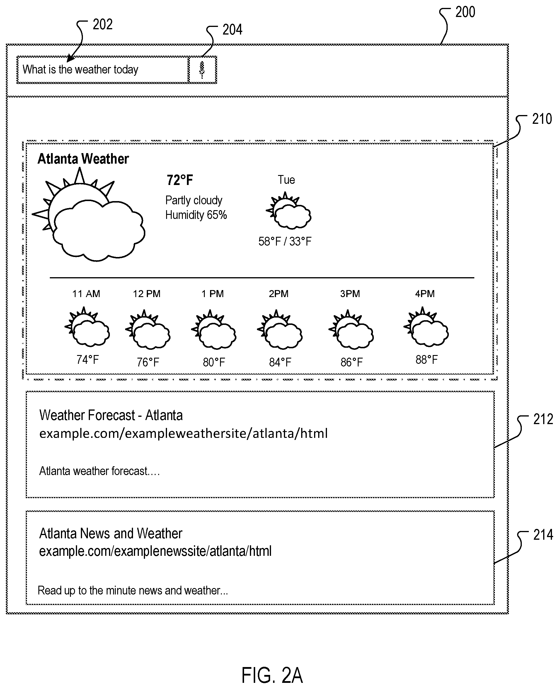 Patent US12147482 Figure 2 – Modifying query in discourse context