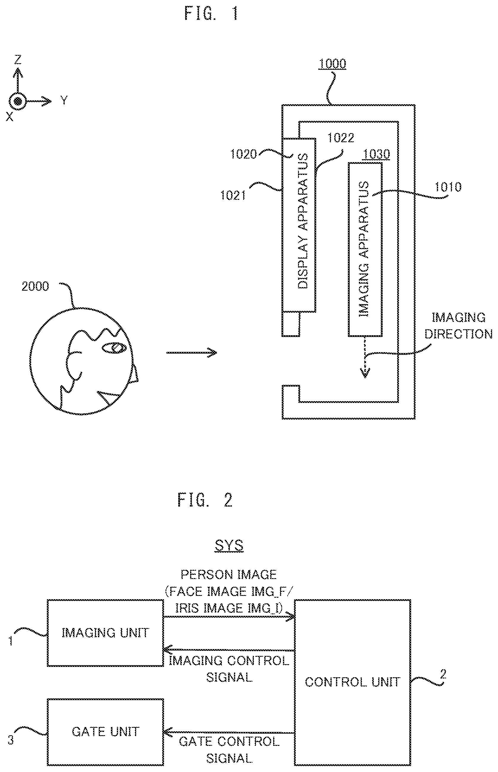 Patent US12147515 — Authentication system and imaging apparatus — Figure 1