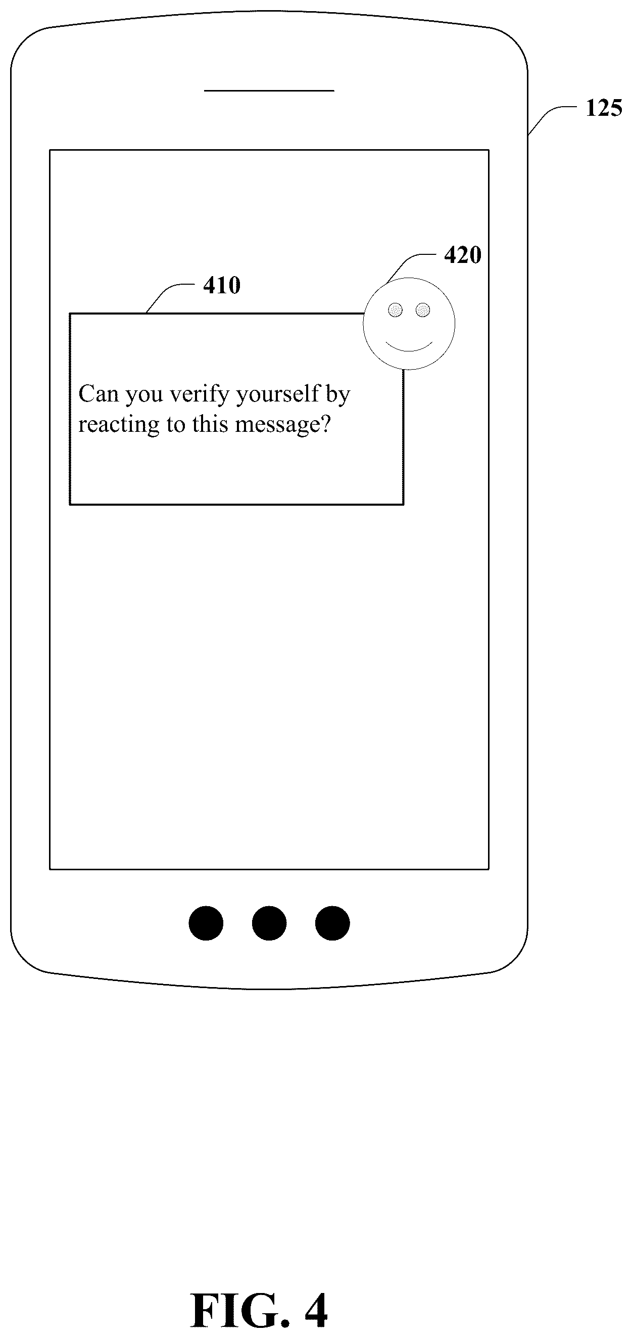 Patent US12147522 Figure 4 – Alternative identity verification and authorization method