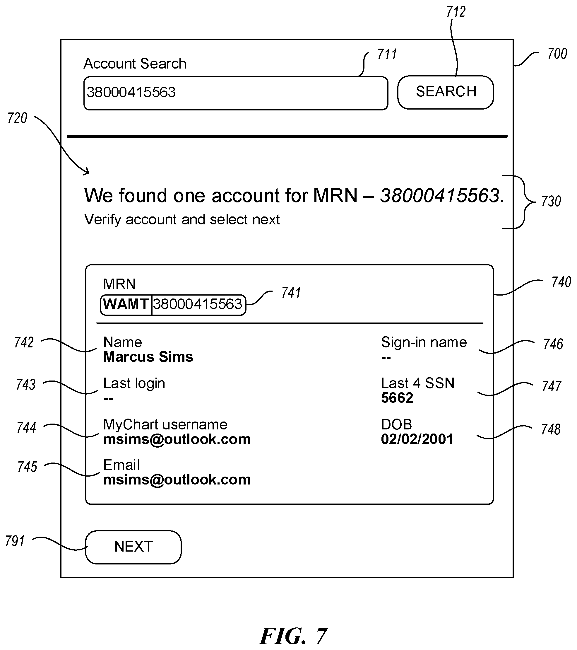 Patent US12147570 Figure 6 – Simultaneously administering user accounts in two related information systems, such as an EMR and a separate health system single signon system