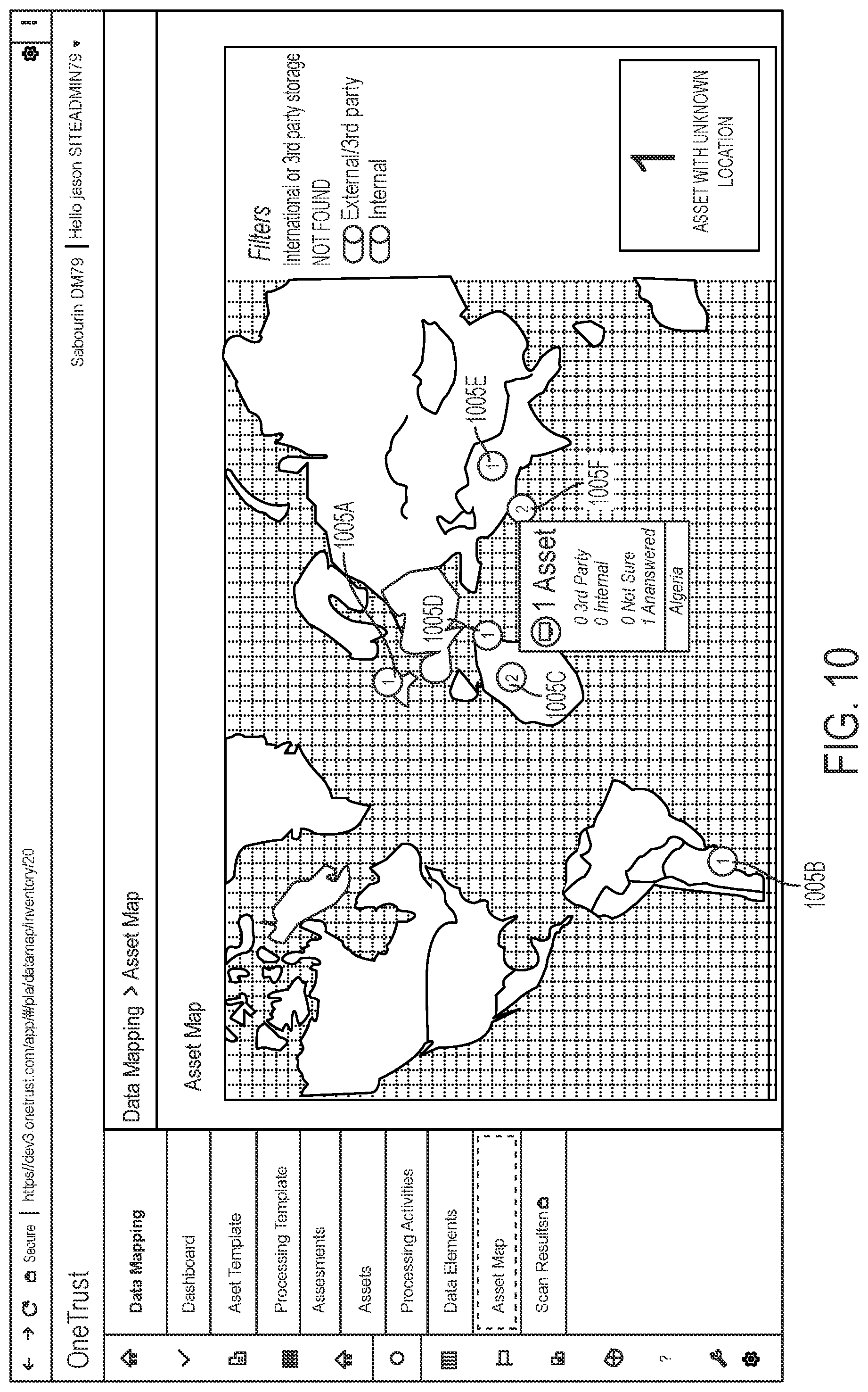 Patent US12147578 Figure 10 – Consent receipt management systems and related methods