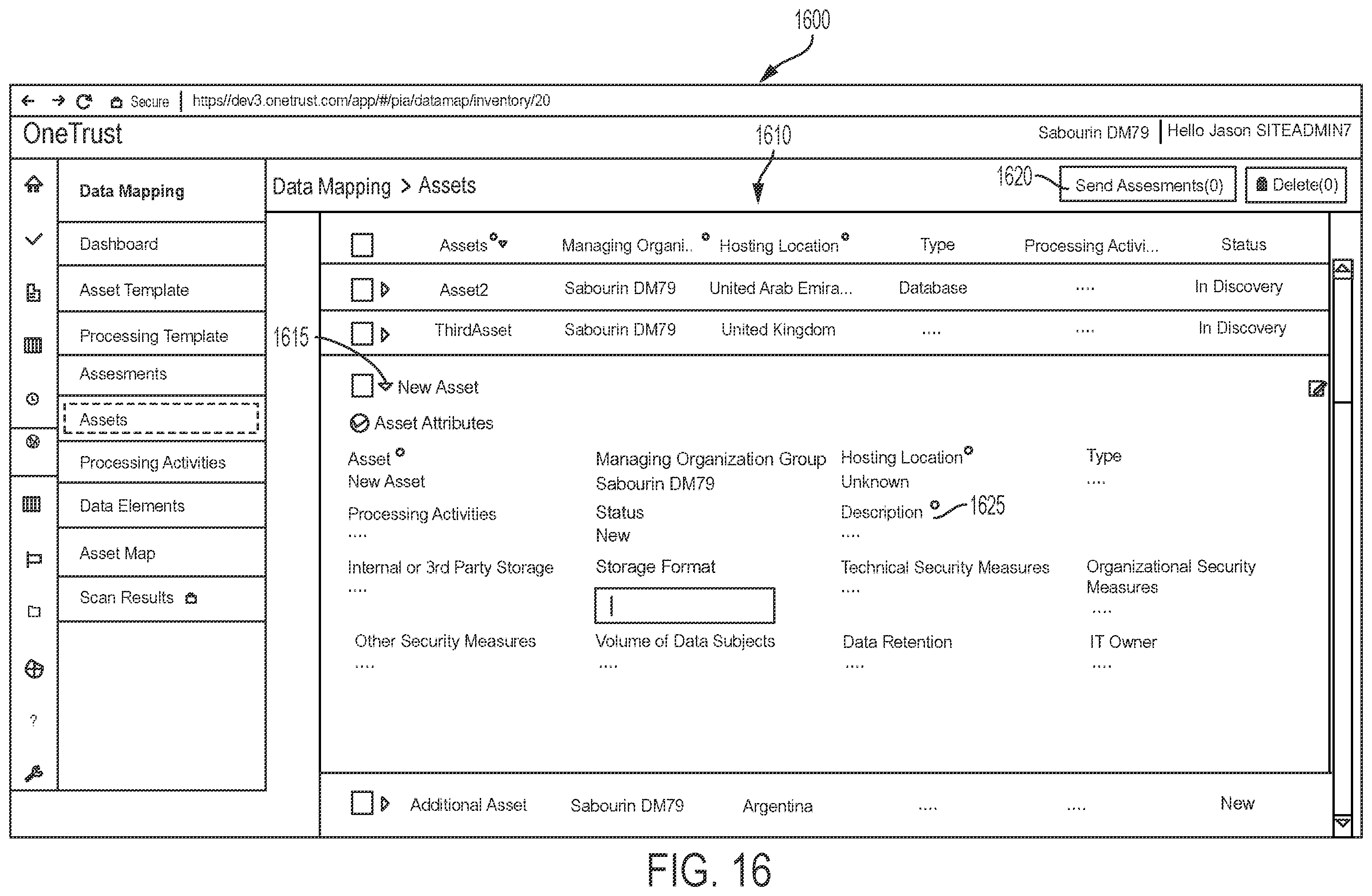 Patent US12147578 Figure 16 – Consent receipt management systems and related methods