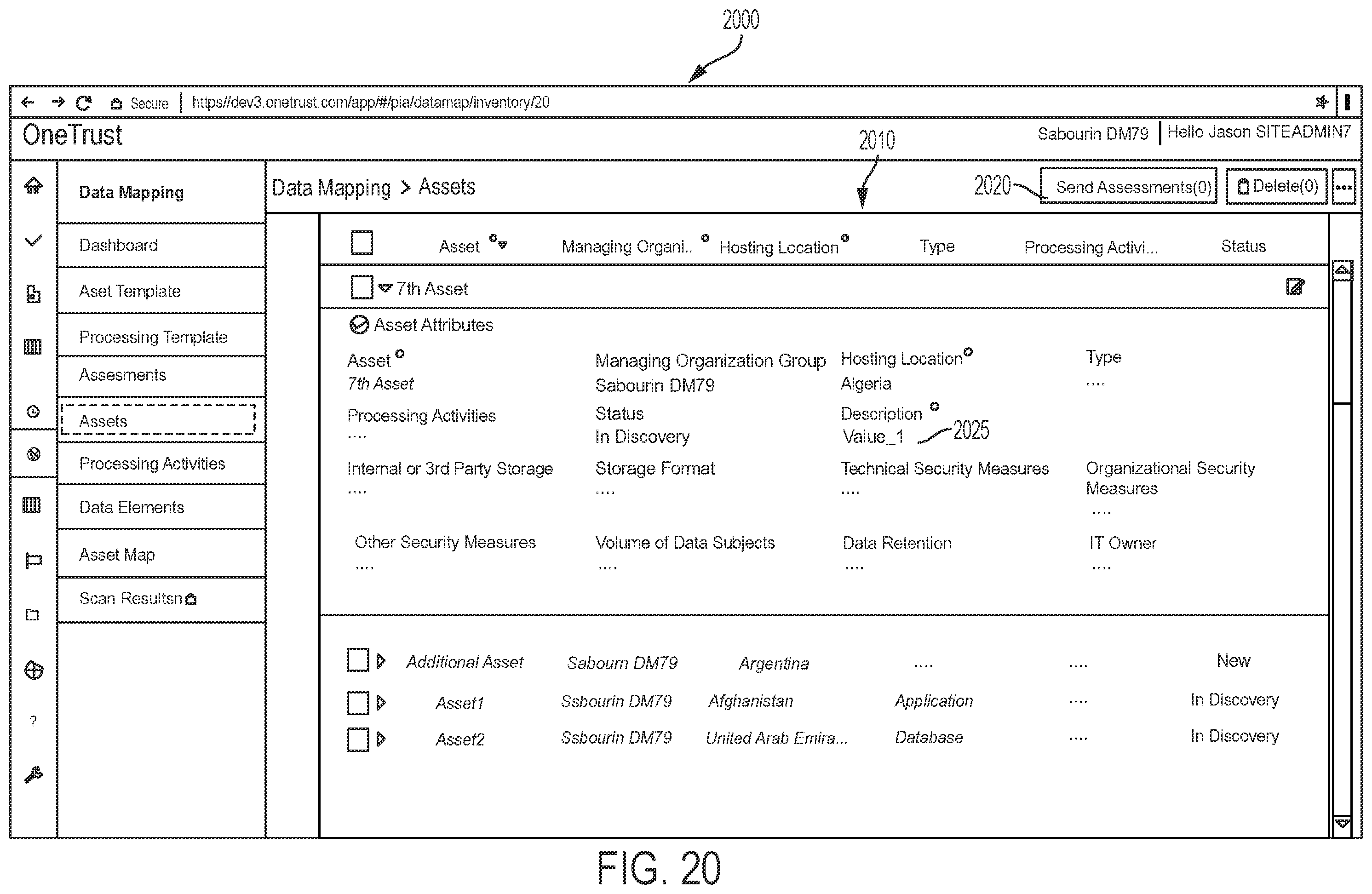 Patent US12147578 Figure 20 – Consent receipt management systems and related methods
