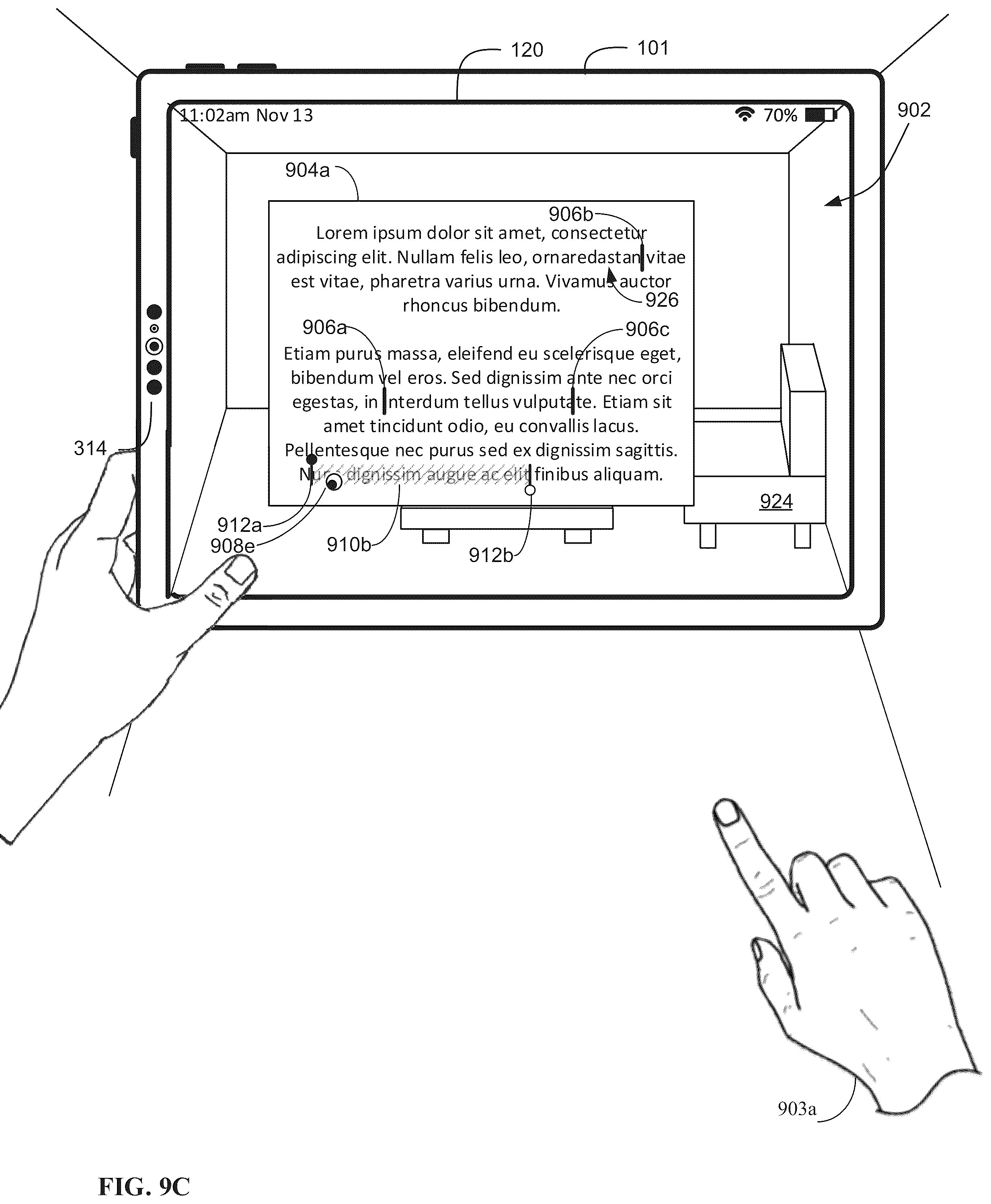 Patent US12147597 Figure 19 – Methods for cursor-based interactions with an electronic device
