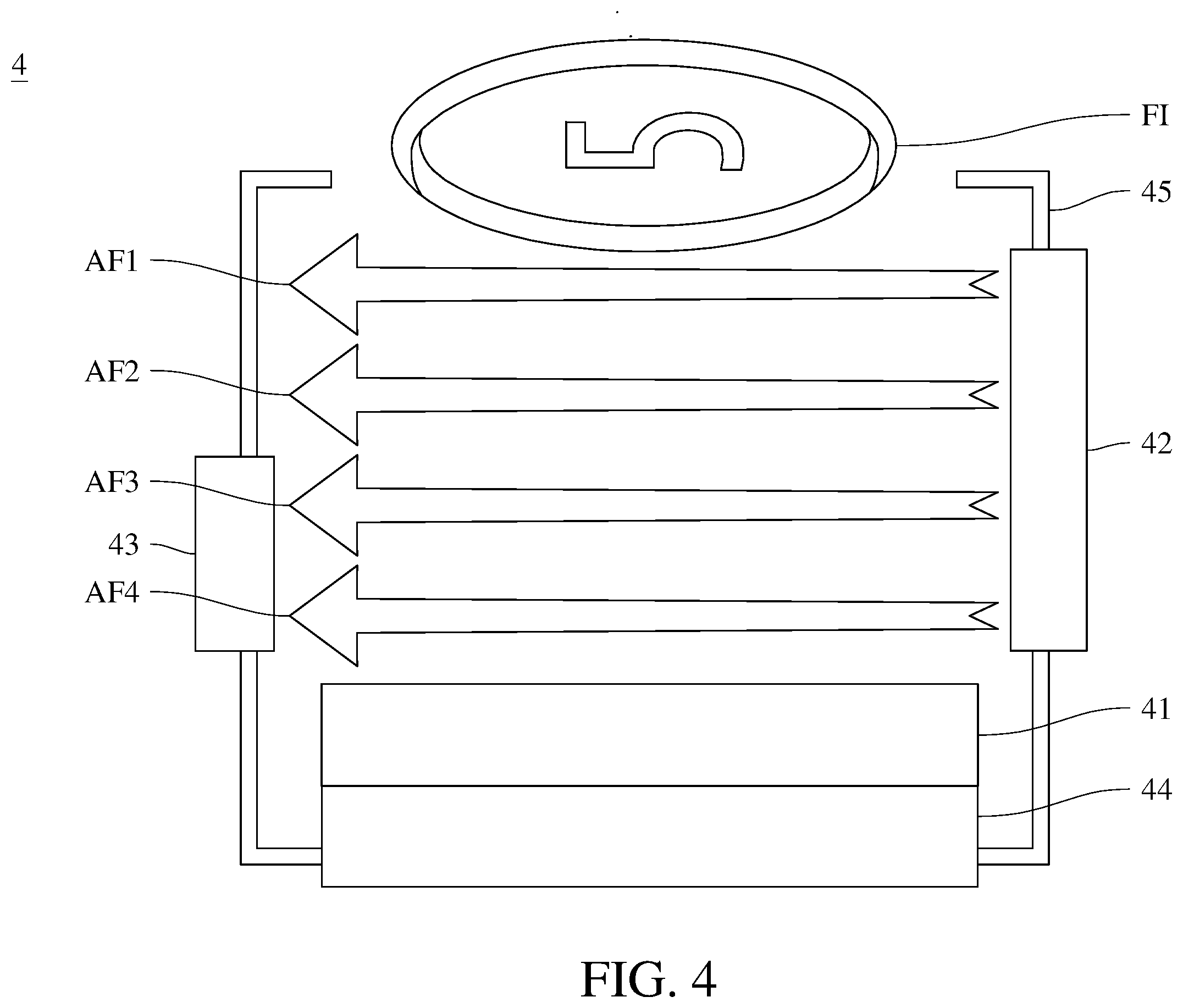 Patent US12147604 Figure 4 – Touch feedback device and method for generating touch feedback