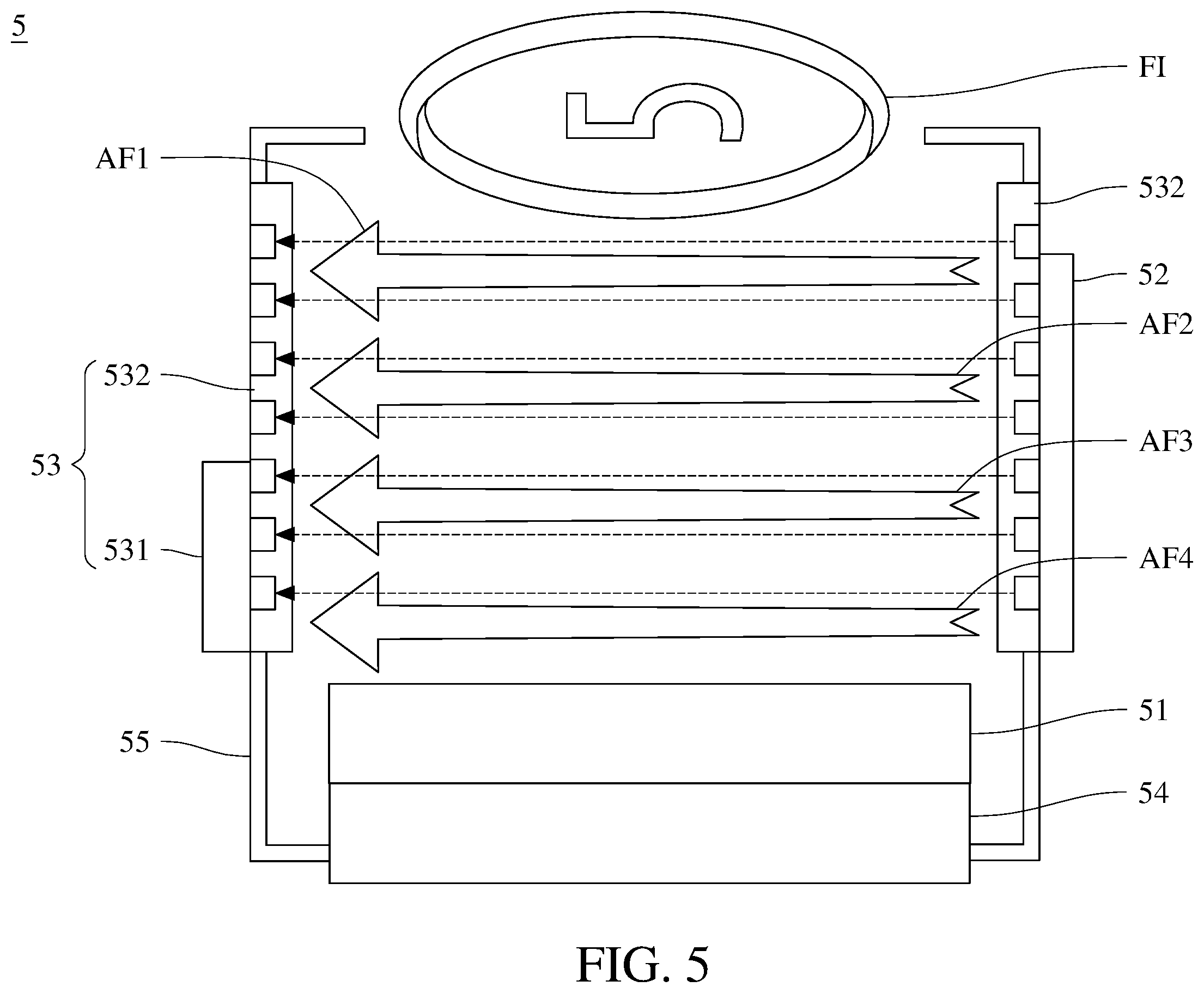 Patent US12147604 Figure 5 – Touch feedback device and method for generating touch feedback