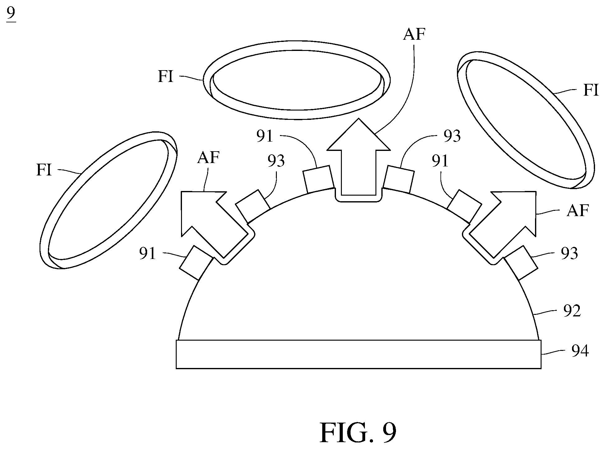 Patent US12147604 Figure 9 – Touch feedback device and method for generating touch feedback