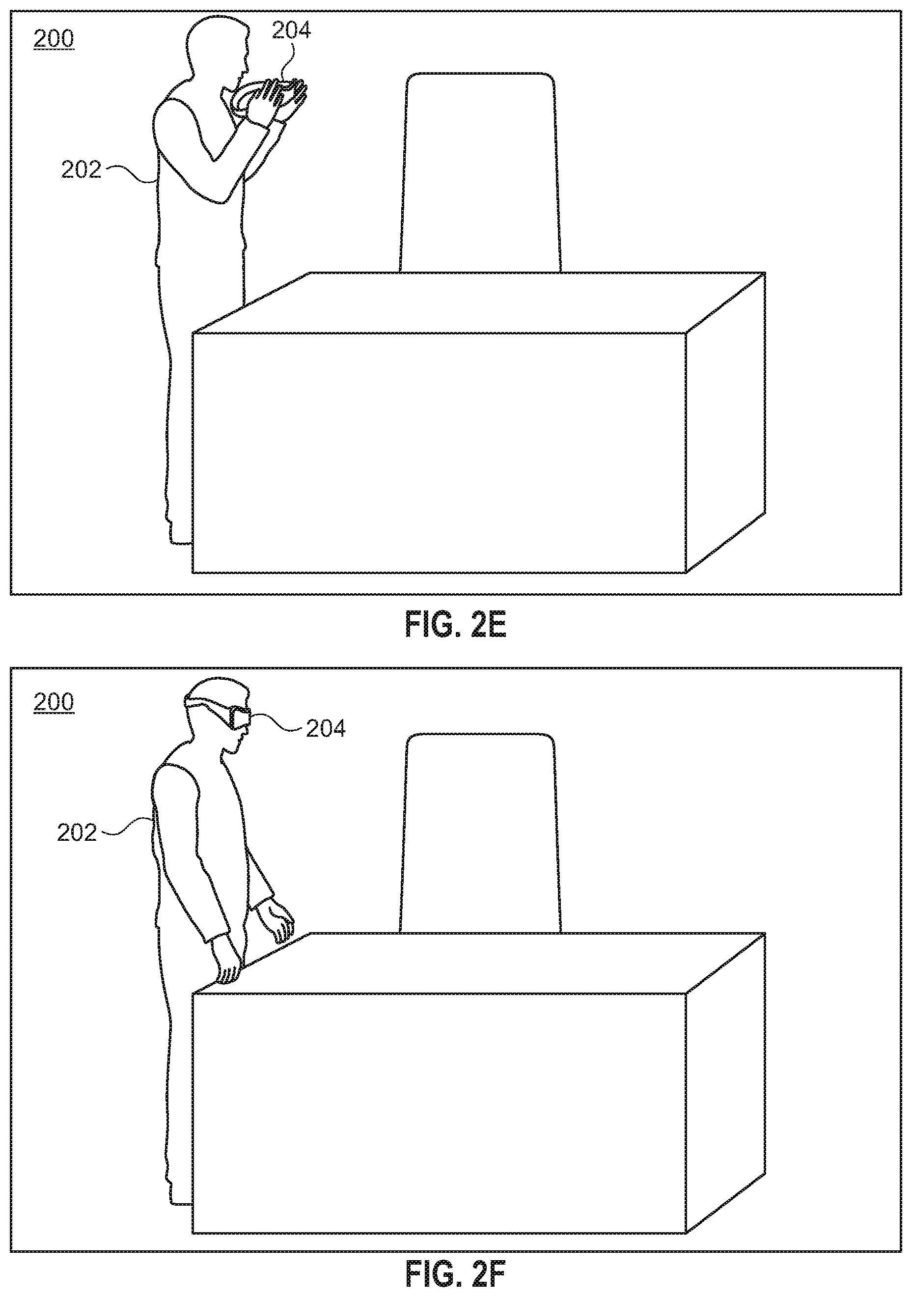 Patent US12147607 Figure 5 – Transitioning between environments