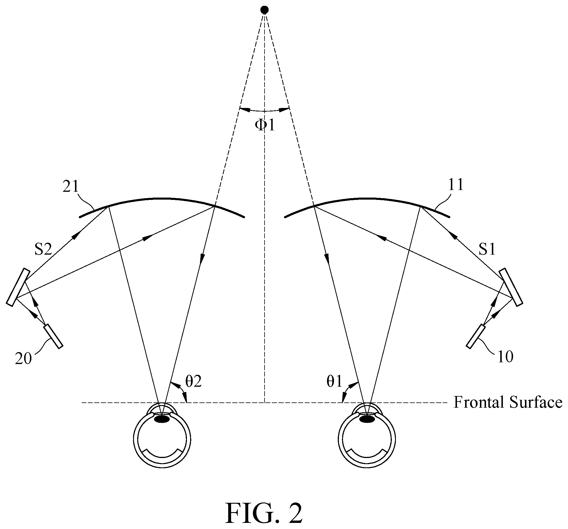 Patent US12147608 Figure 2 – Computing system with head wearable display