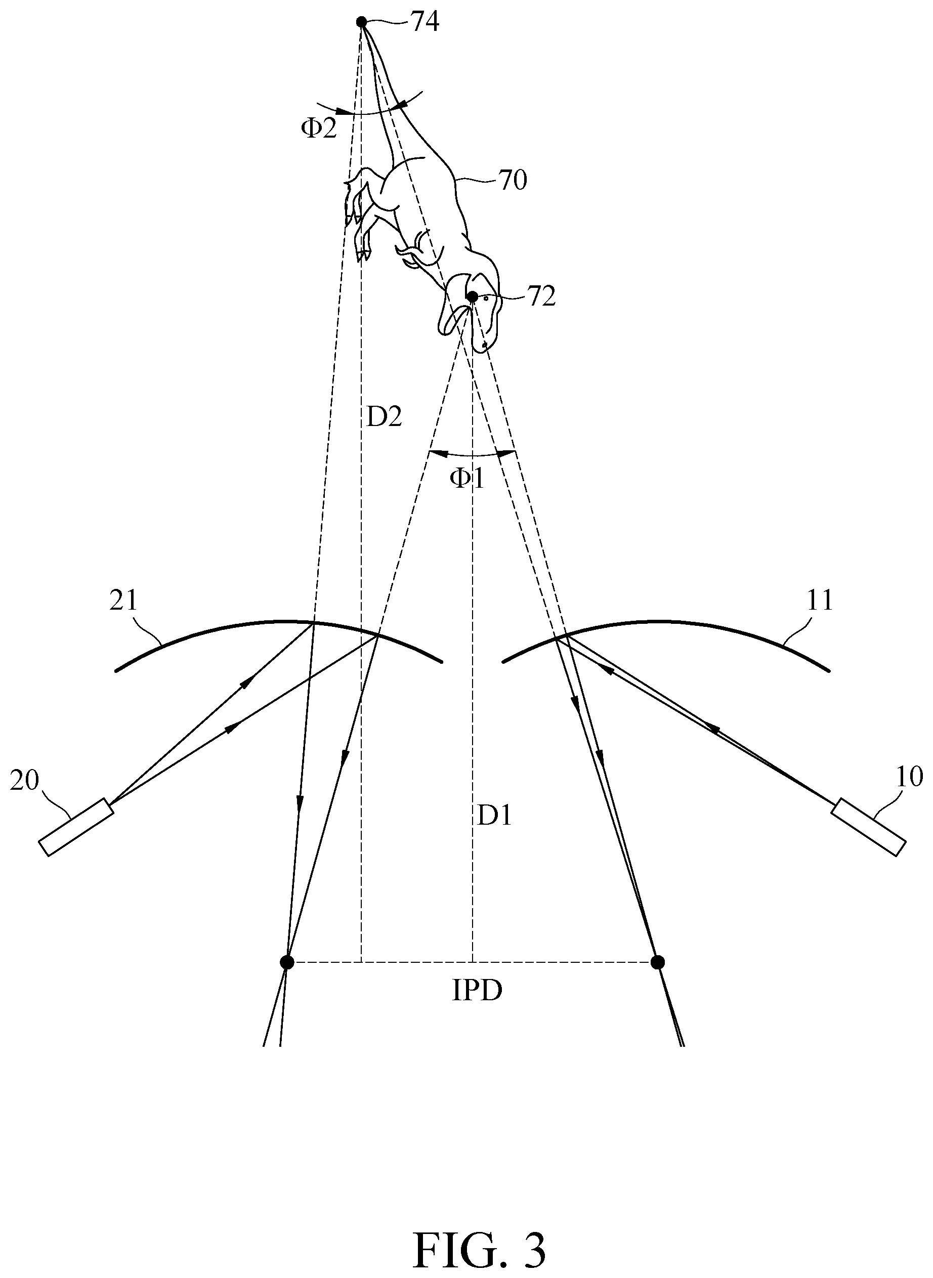 Patent US12147608 Figure 3 – Computing system with head wearable display