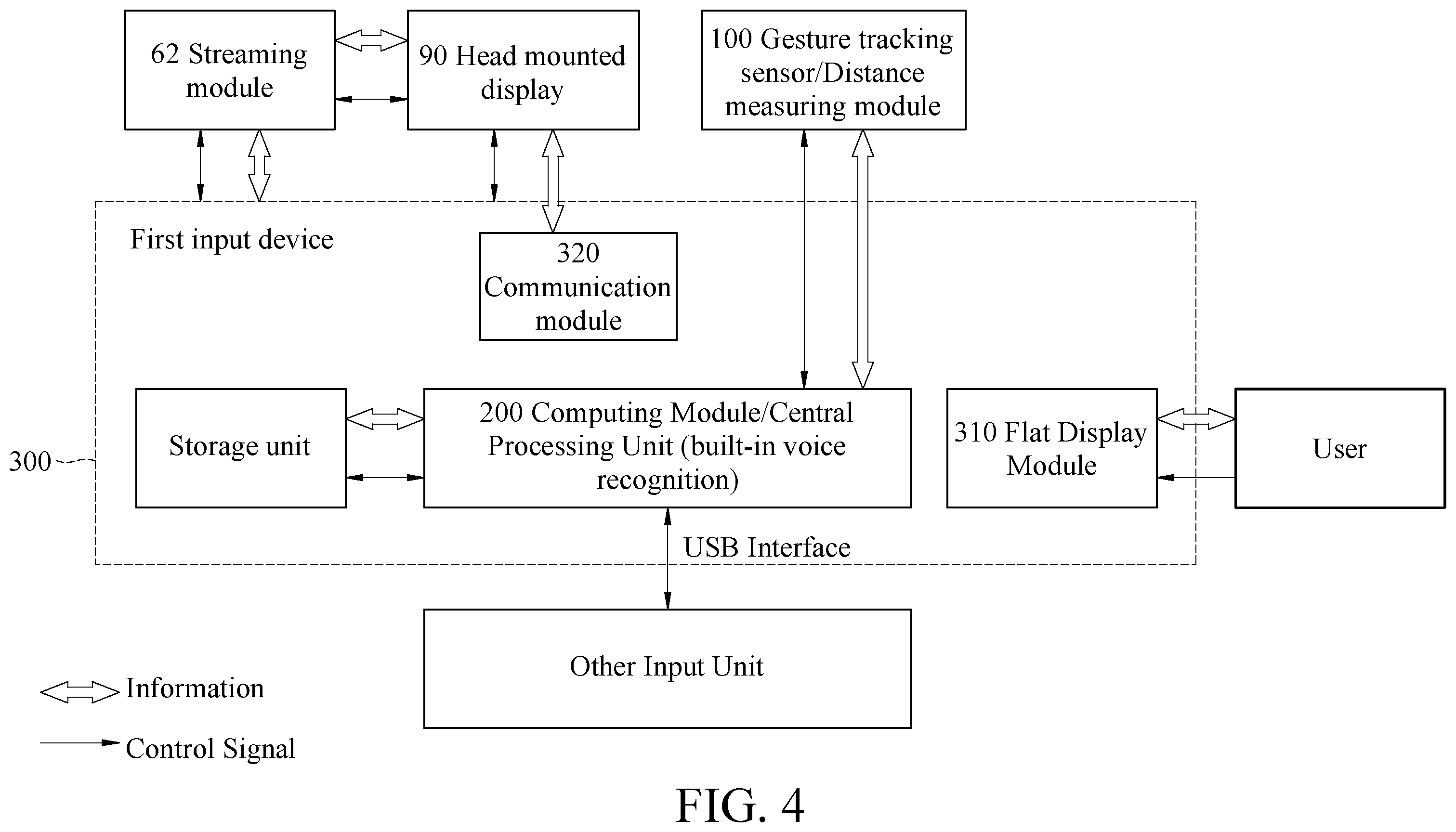 Patent US12147608 Figure 4 – Computing system with head wearable display