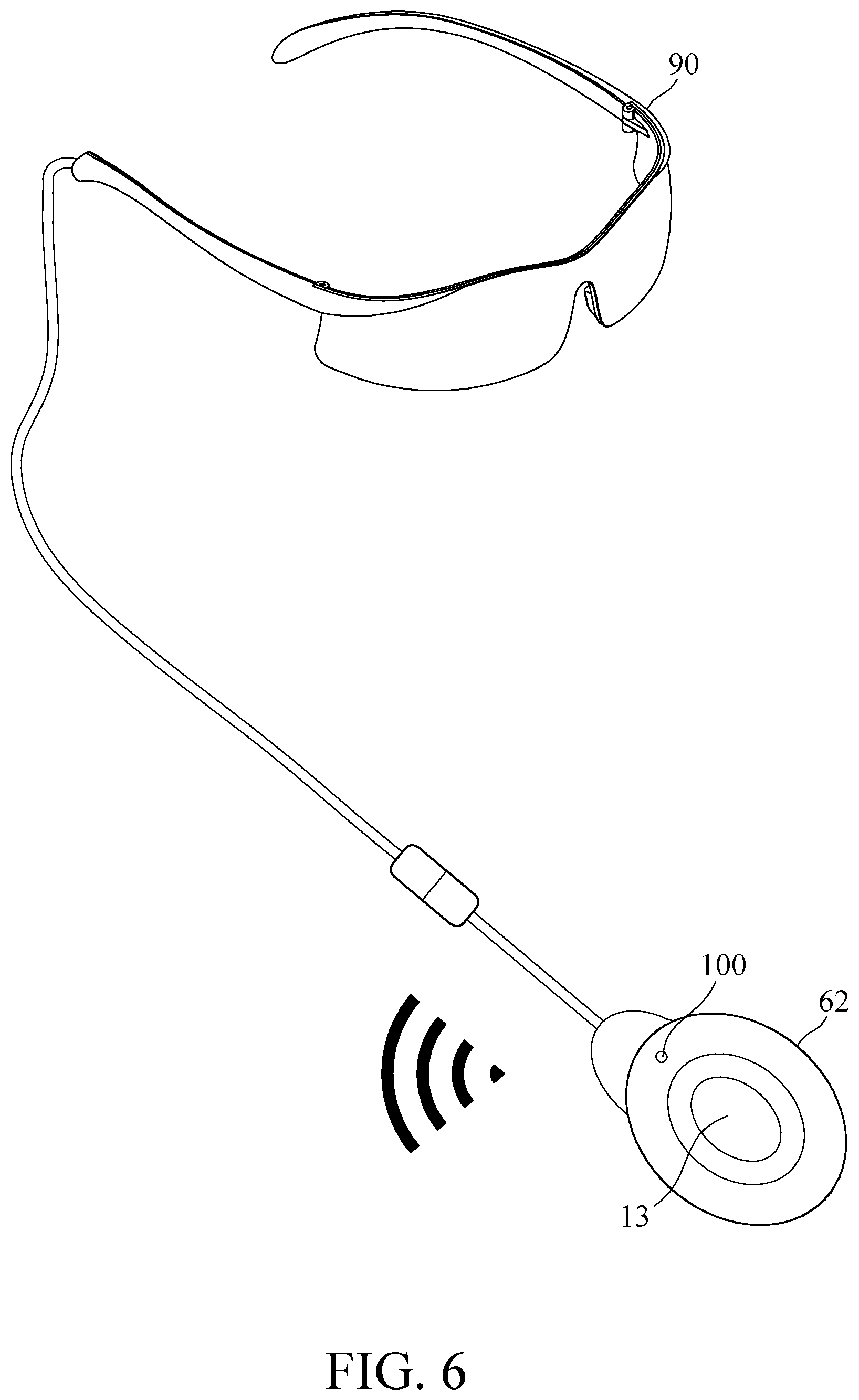Patent US12147608 Figure 6 – Computing system with head wearable display