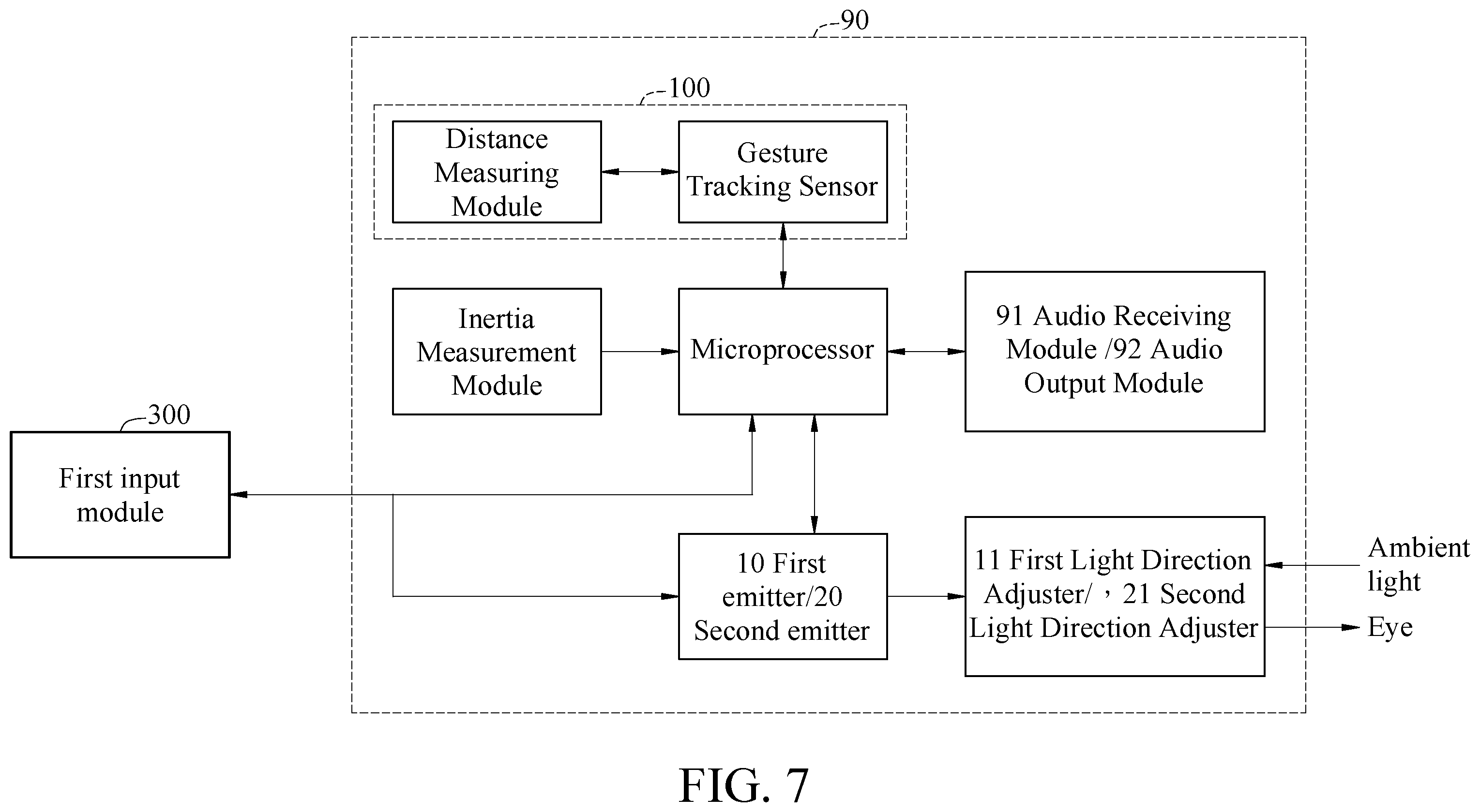 Patent US12147608 Figure 7 – Computing system with head wearable display