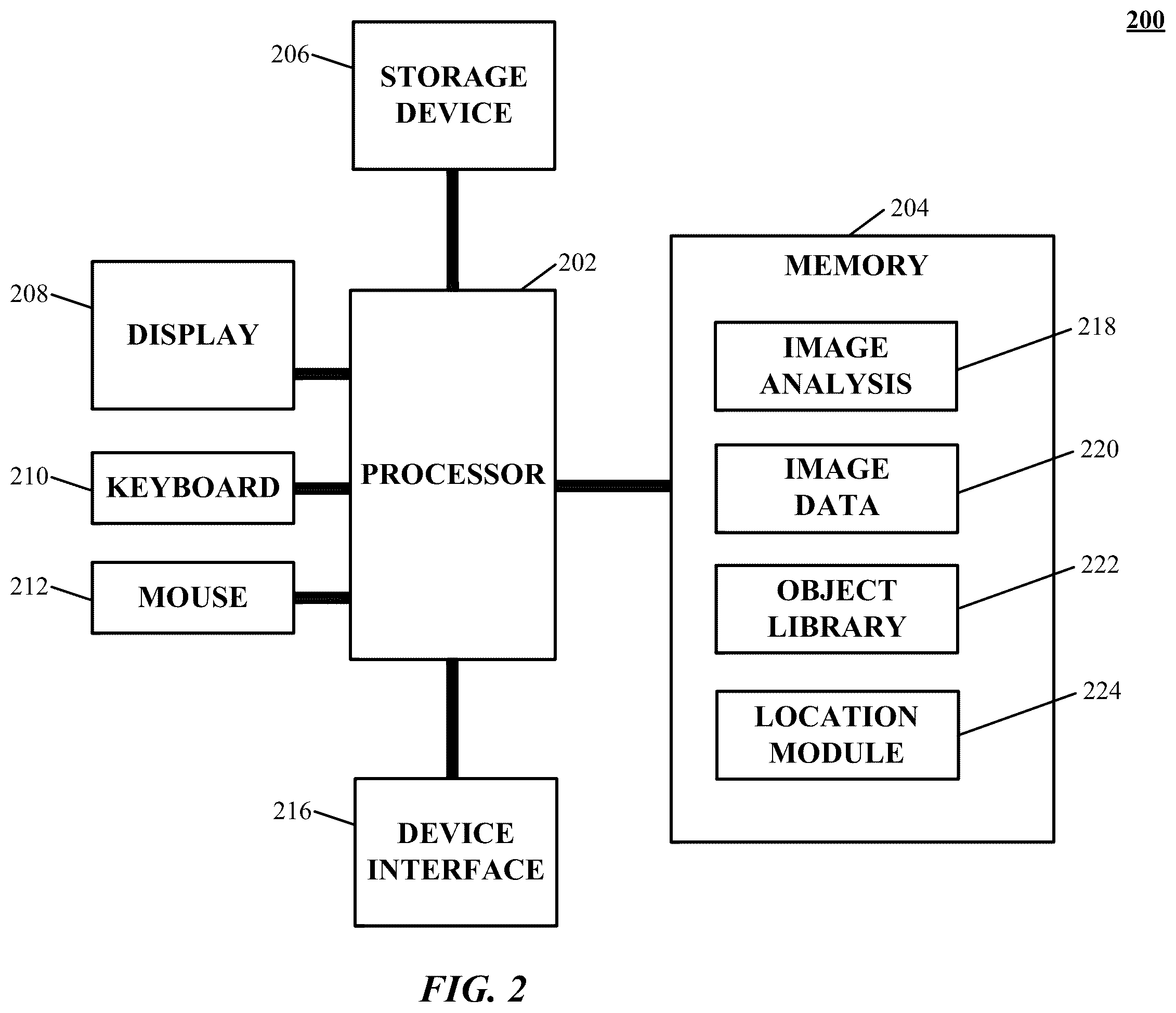 Patent US12147609 Figure 2 – Identifying an object in a field of view
