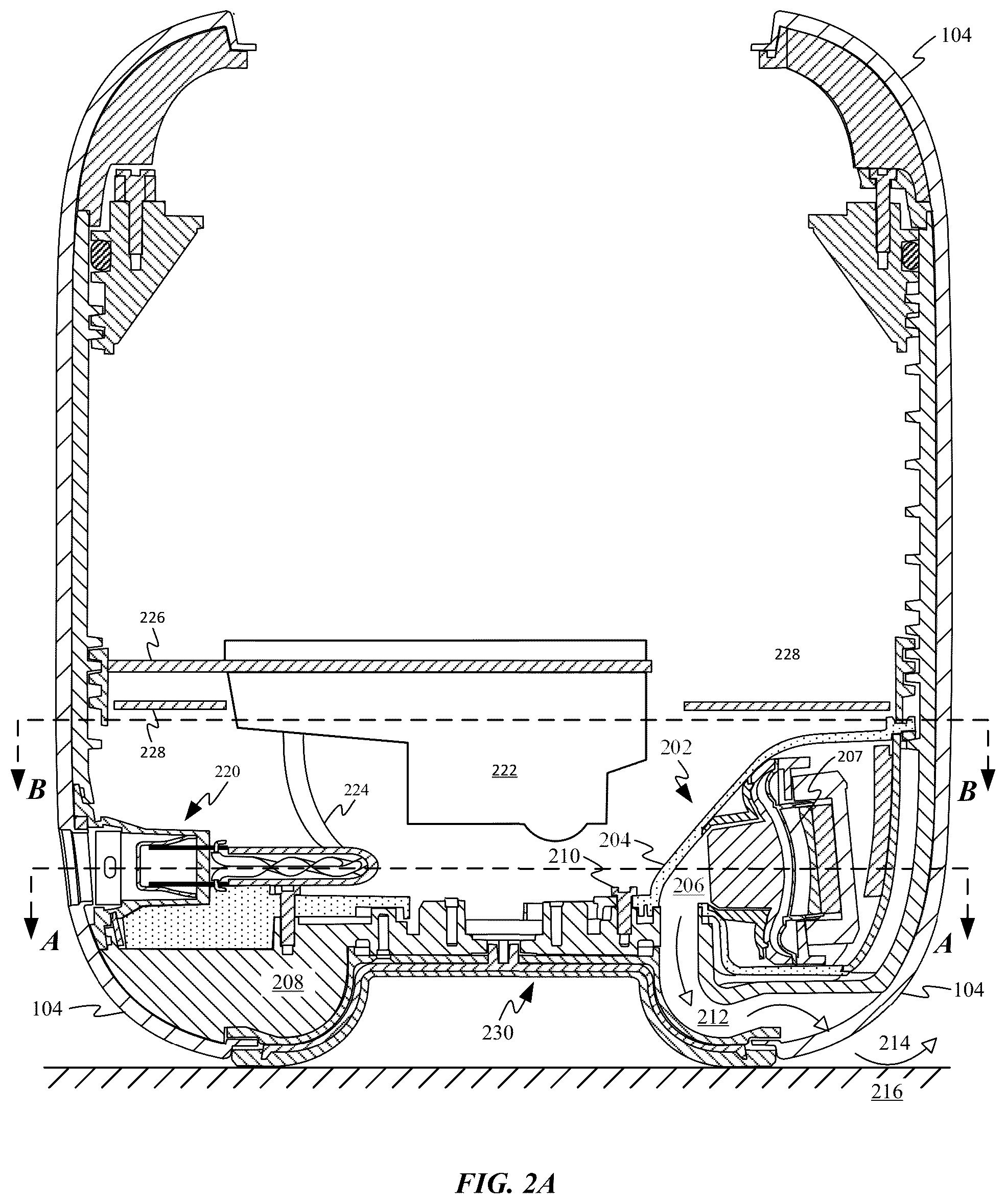 Patent US12147610 Figure 2 – Voice-controlled electronic device