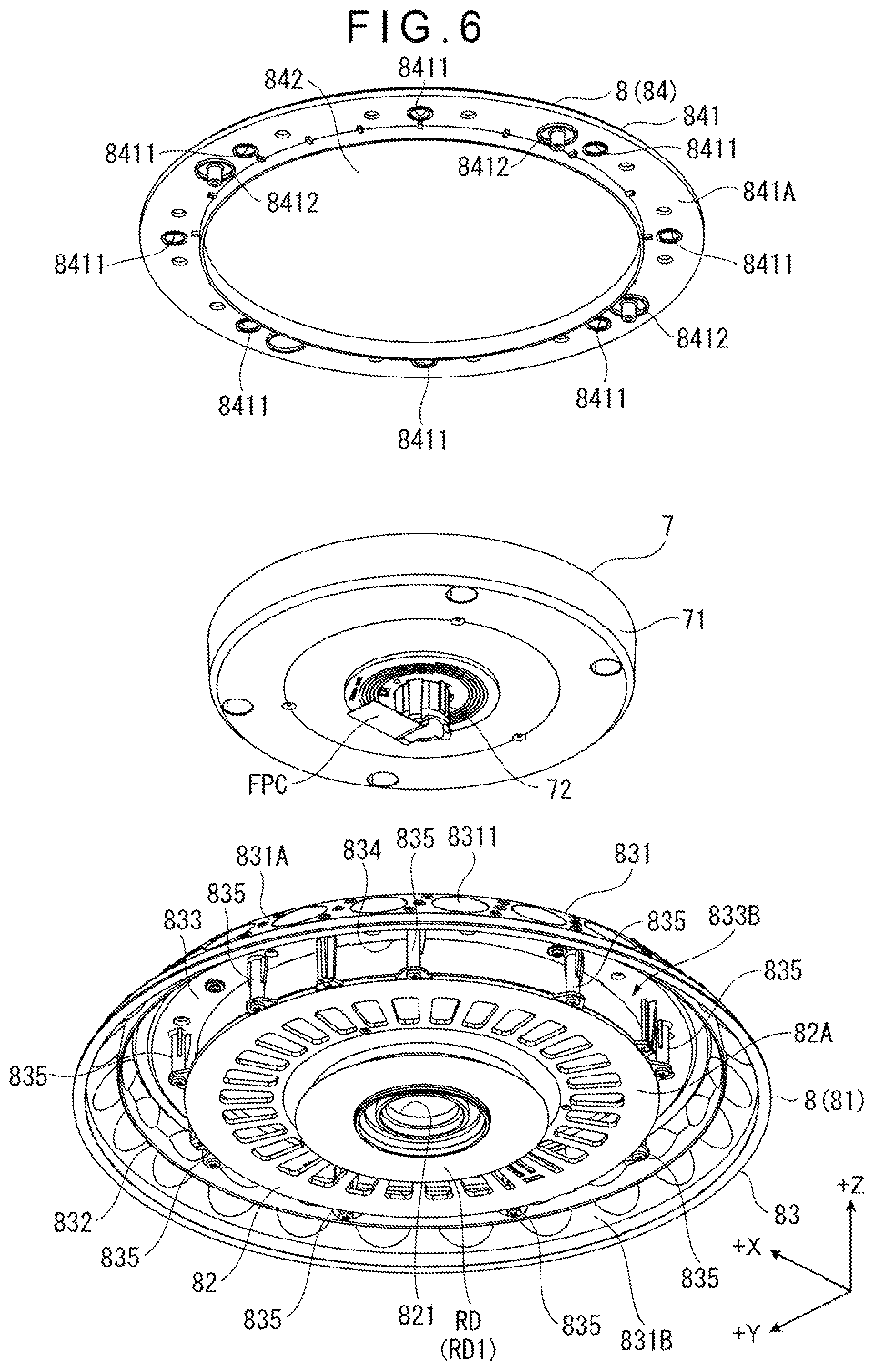 Patent US12147618 Figure 6 – Acoustic effect playback device having a rotary operator
