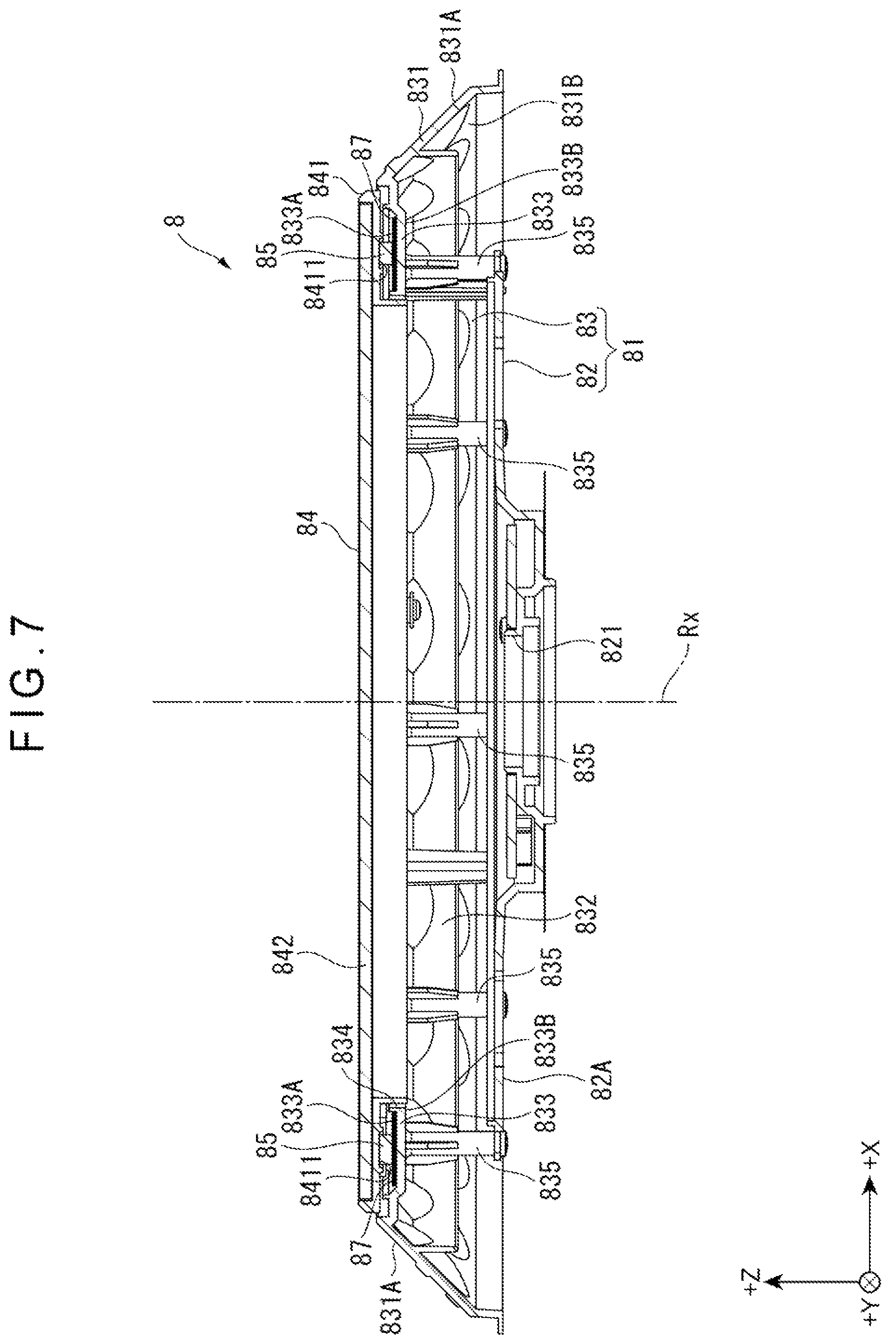 Patent US12147618 Figure 7 – Acoustic effect playback device having a rotary operator