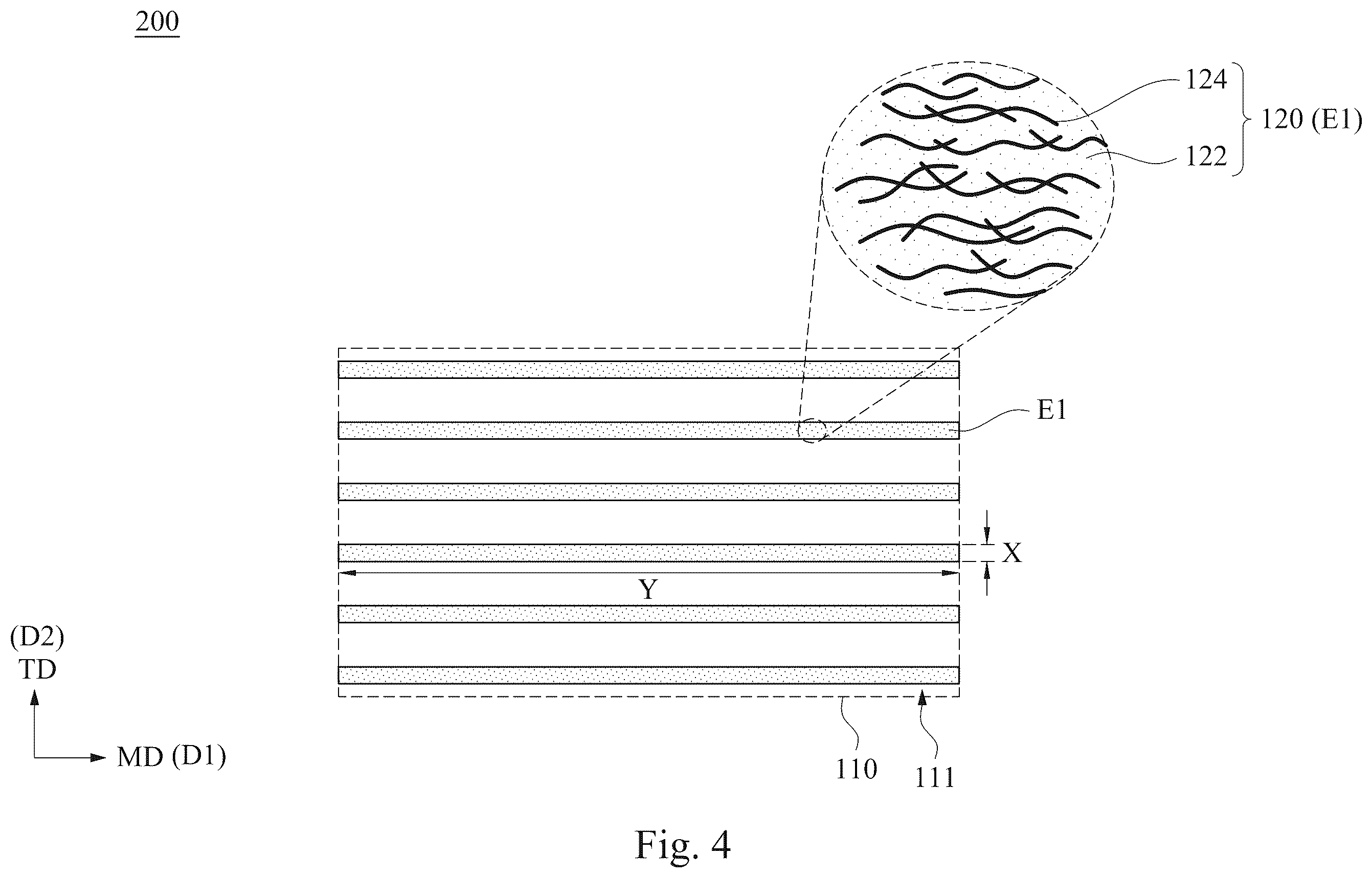 Patent US12147621 Figure 6 – Conductive film and touch sensor