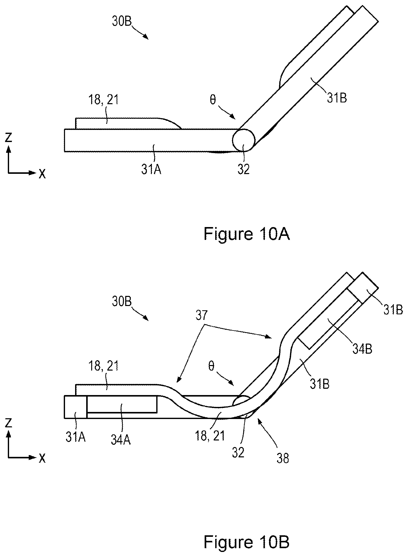 Patent US12147625 Figure 6 – Flexible touch panel with piezoelectric force sensing
