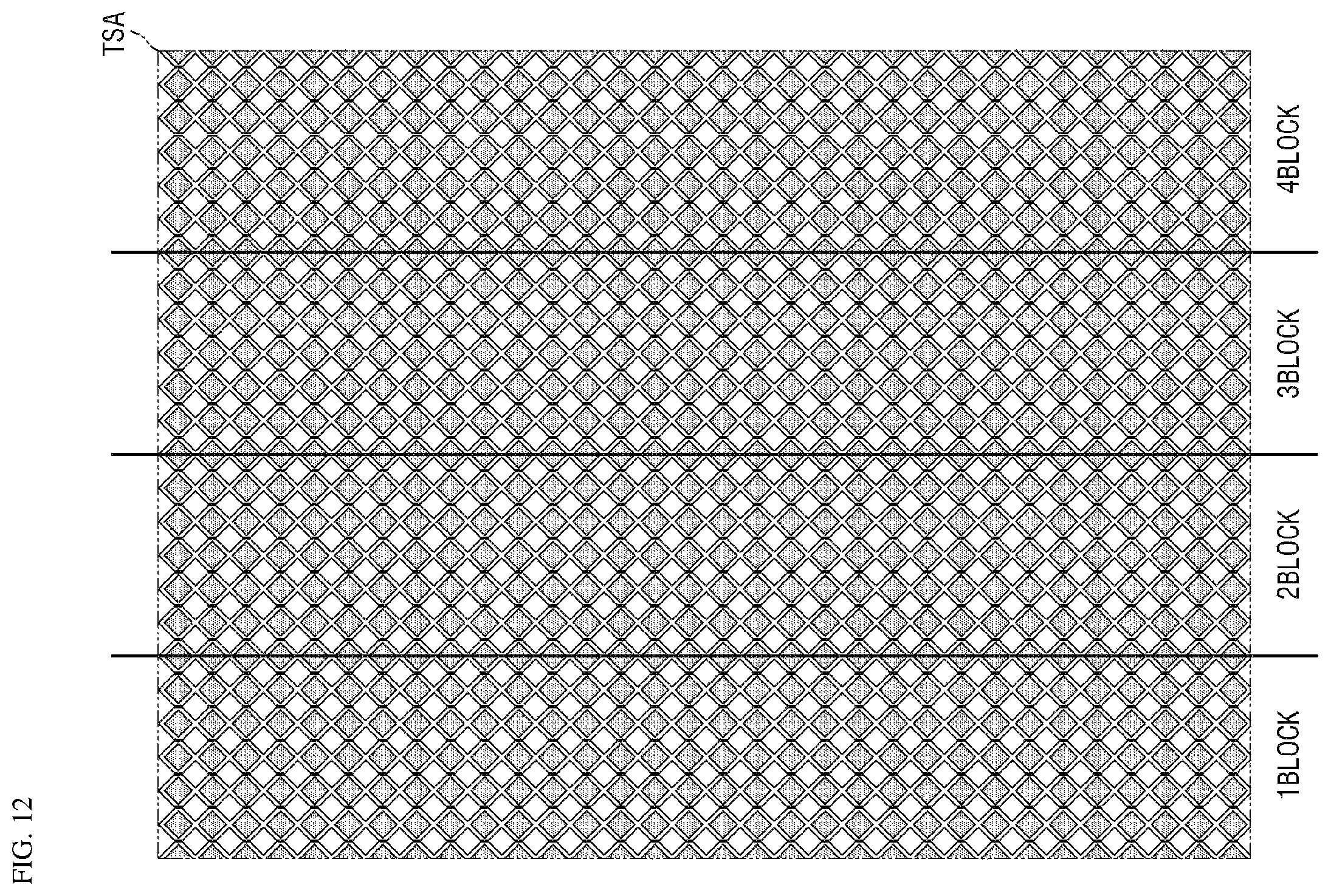 Patent US12147628 Figure 12 – Display device and touch sensing system including the same