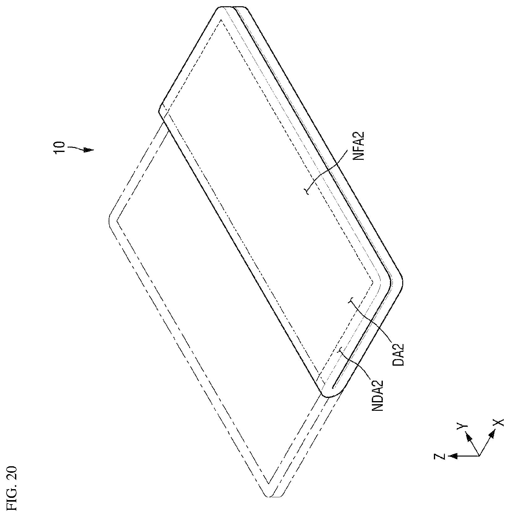 Patent US12147628 Figure 20 – Display device and touch sensing system including the same