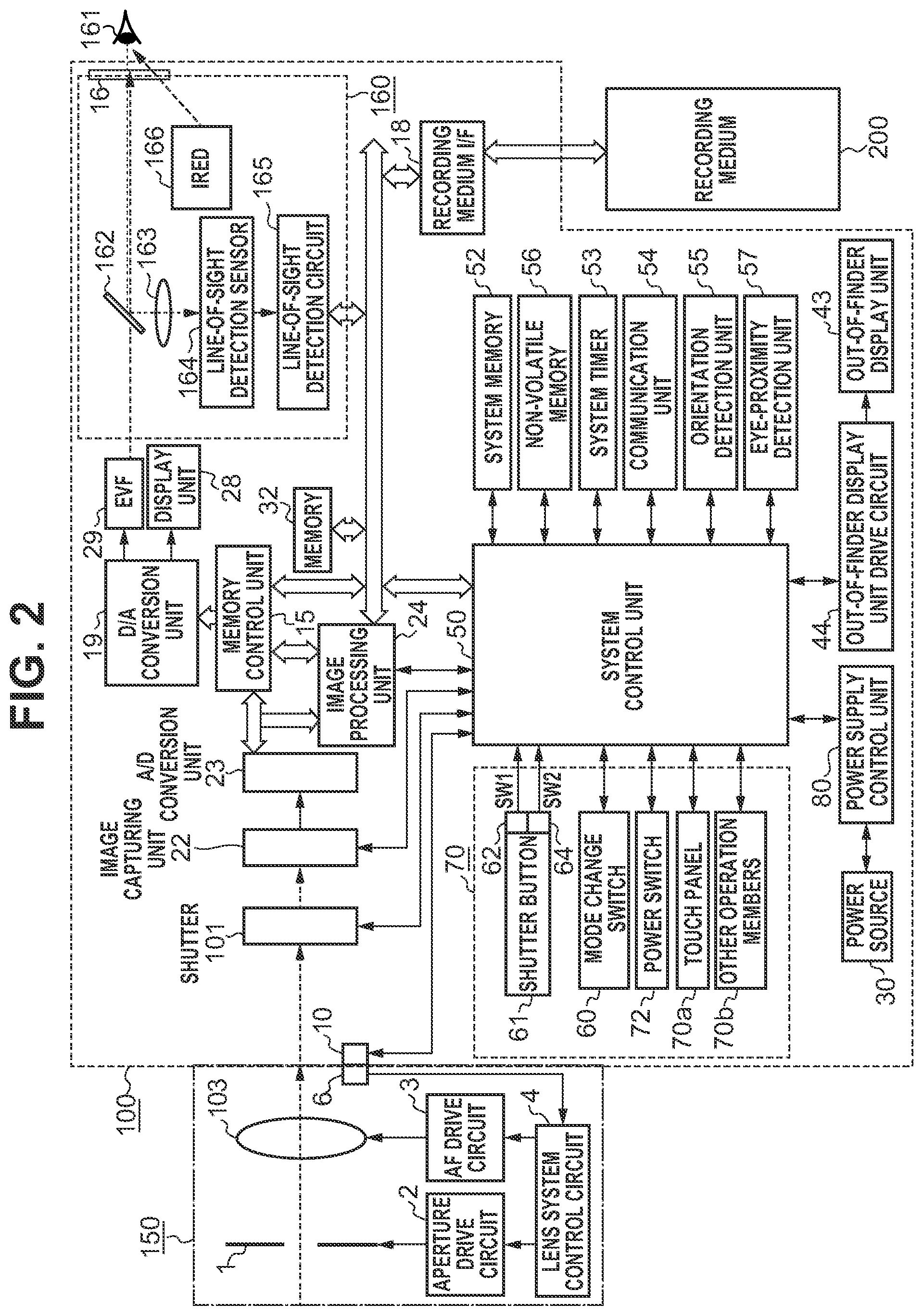 Patent US12147629 Figure 2 – Electronic apparatus, control method for electronic apparatus, and storage medium