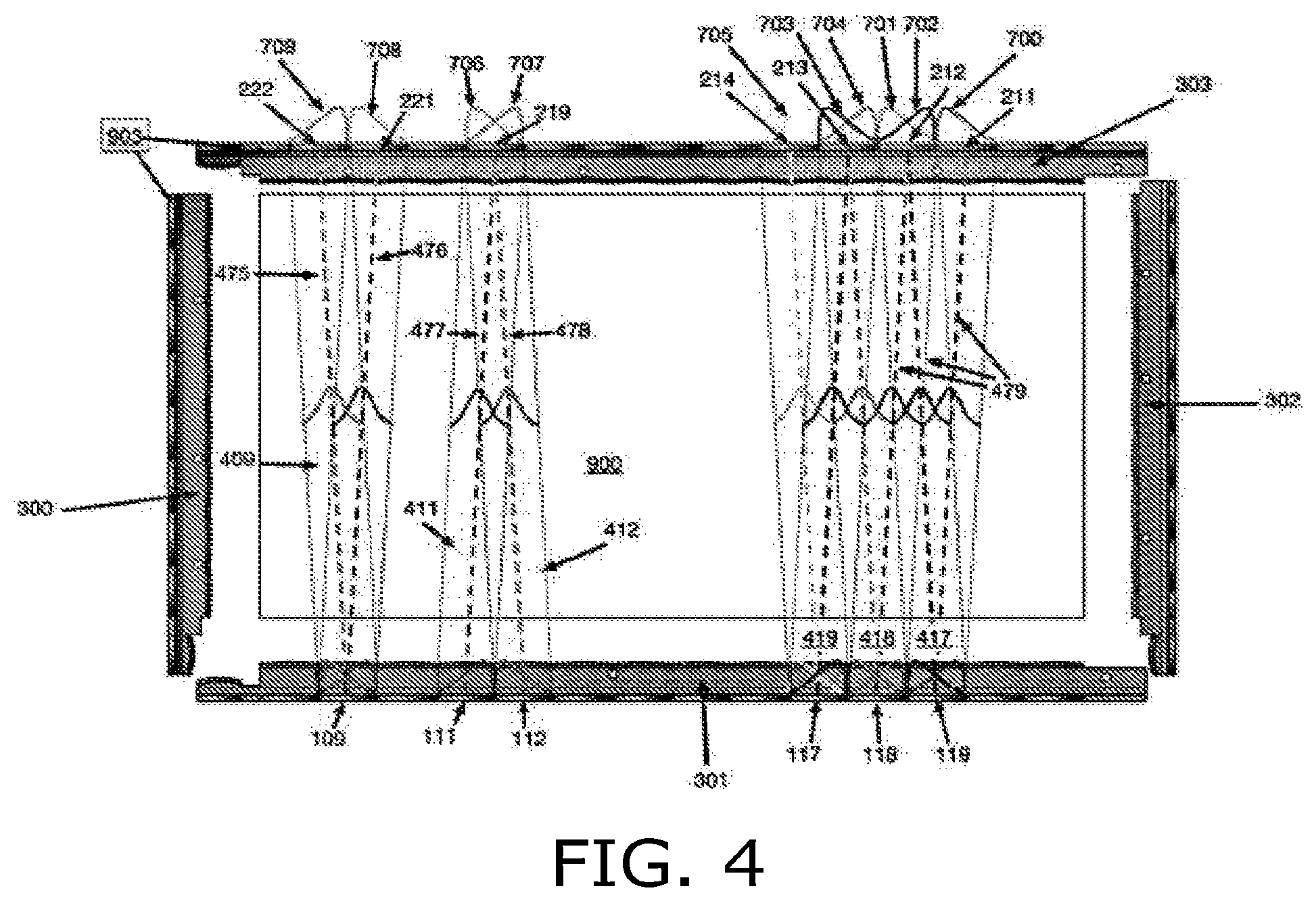 Patent US12147630 Figure 4 – Optical touch sensor