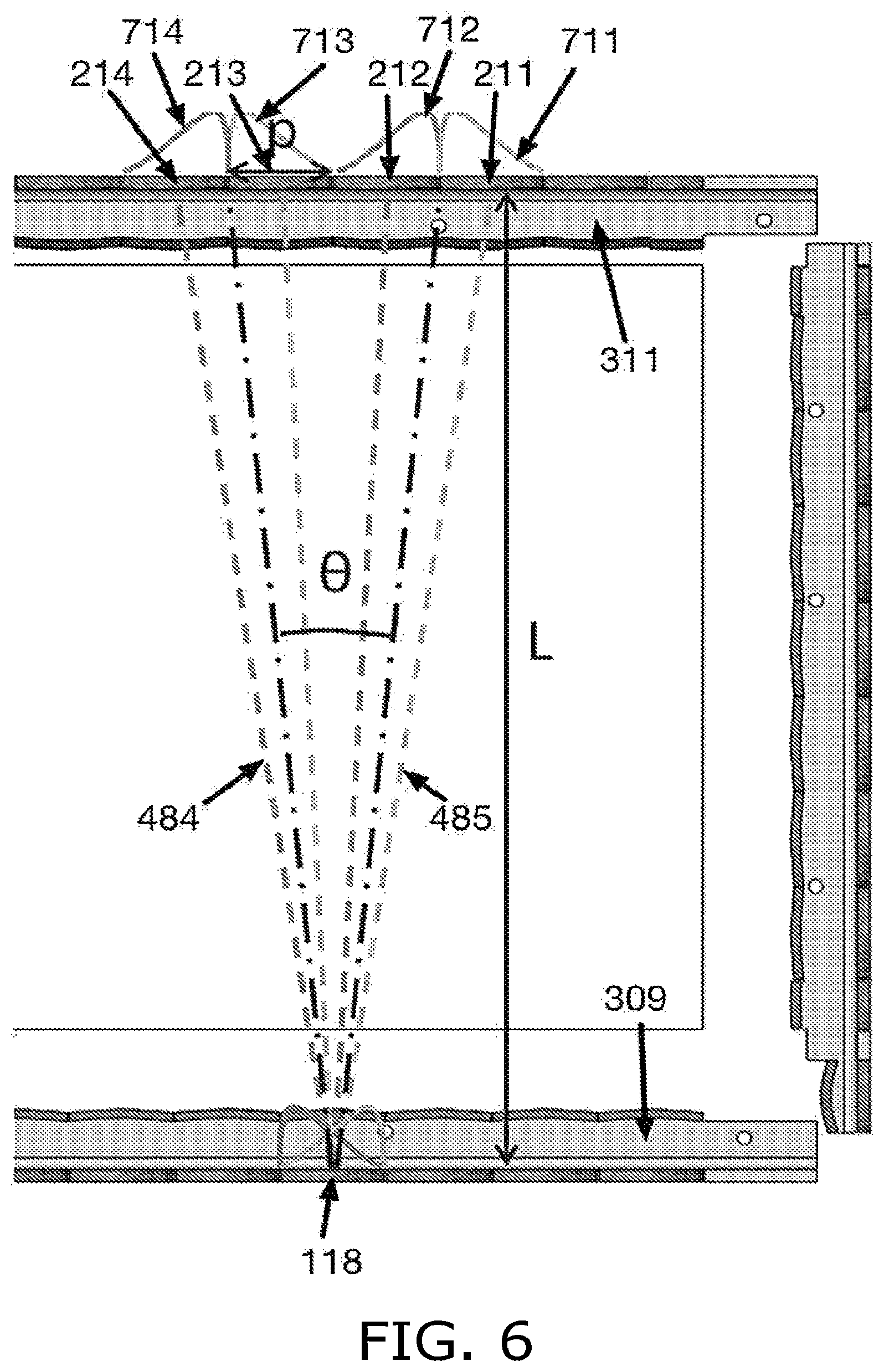 Patent US12147630 Figure 6 – Optical touch sensor