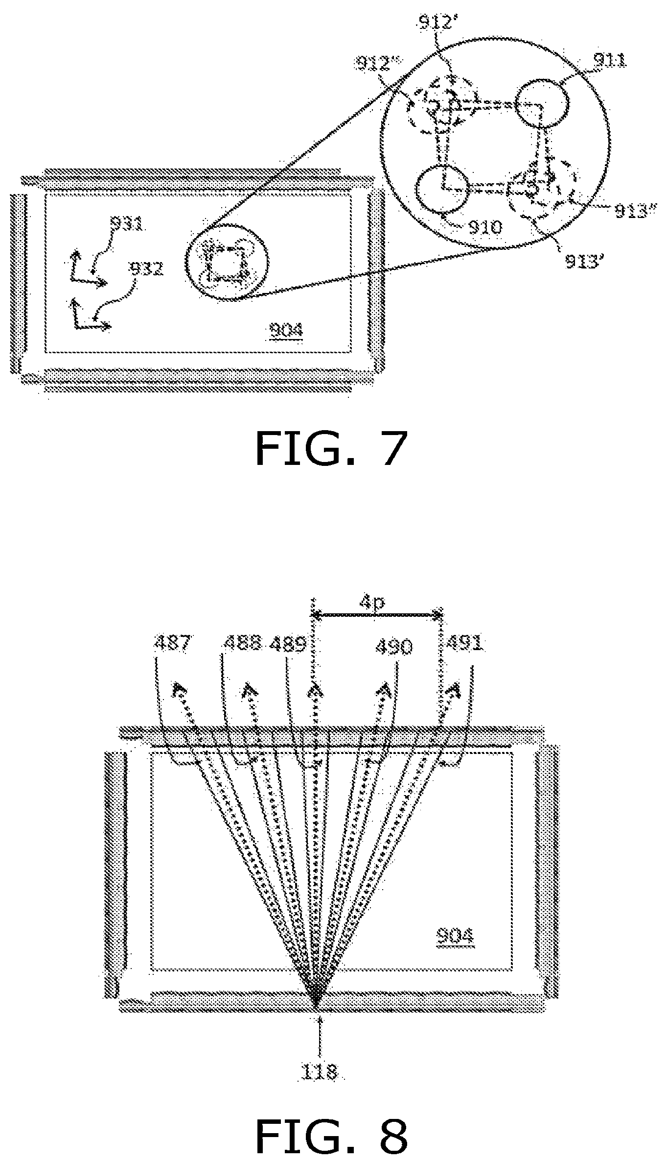 Patent US12147630 Figure 7 – Optical touch sensor