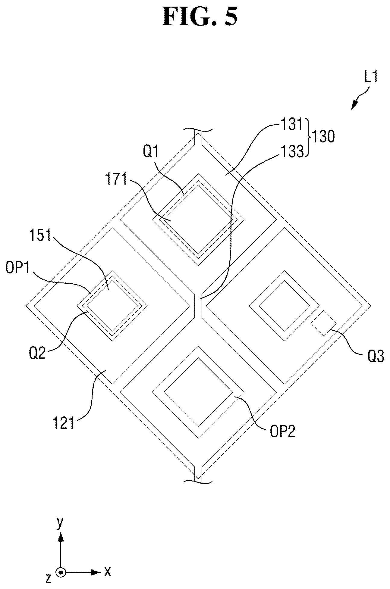 Patent US12147632 Figure 5 – Touch sensor and display device