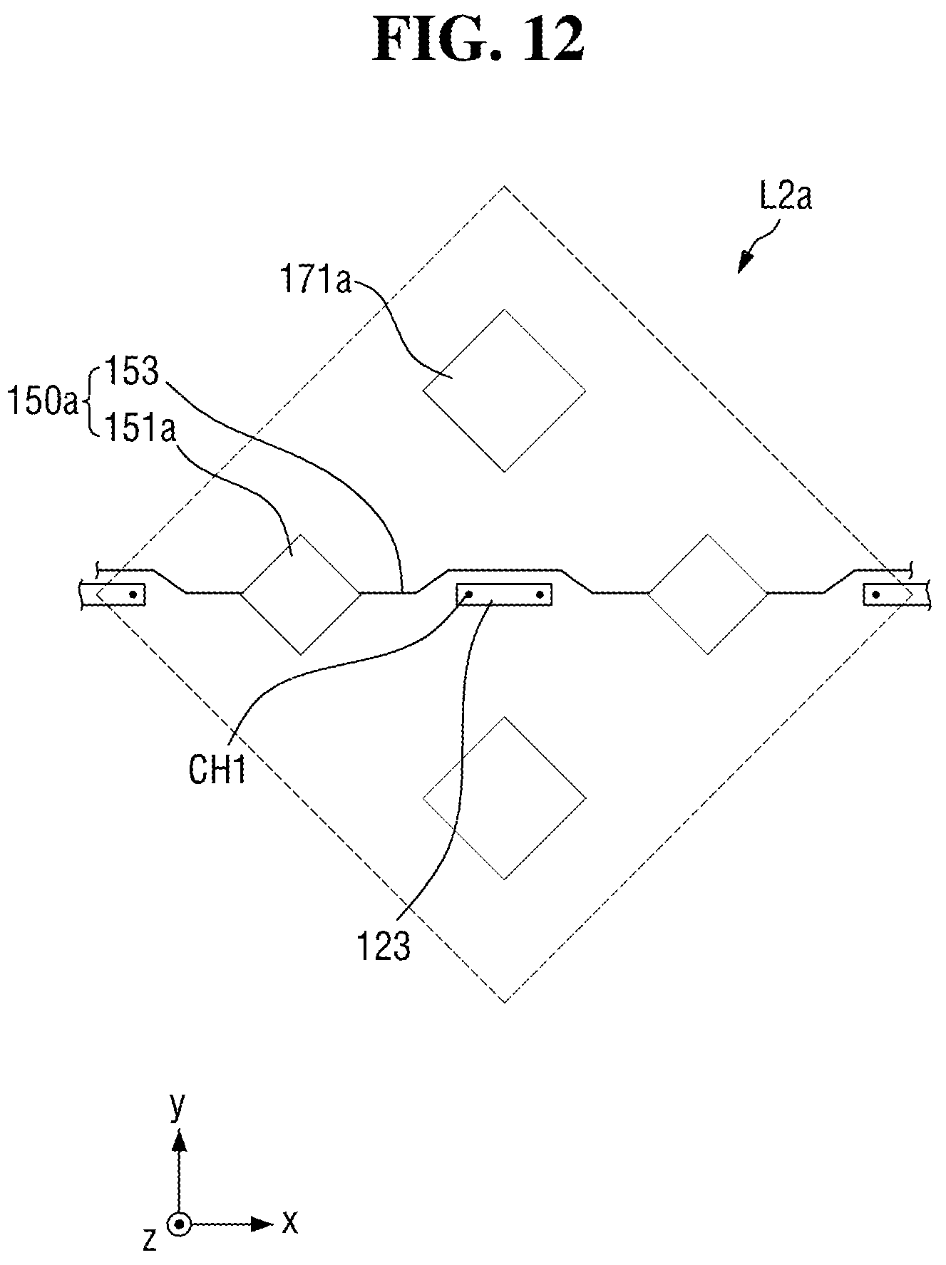 Patent US12147632 Figure 11 – Touch sensor and display device