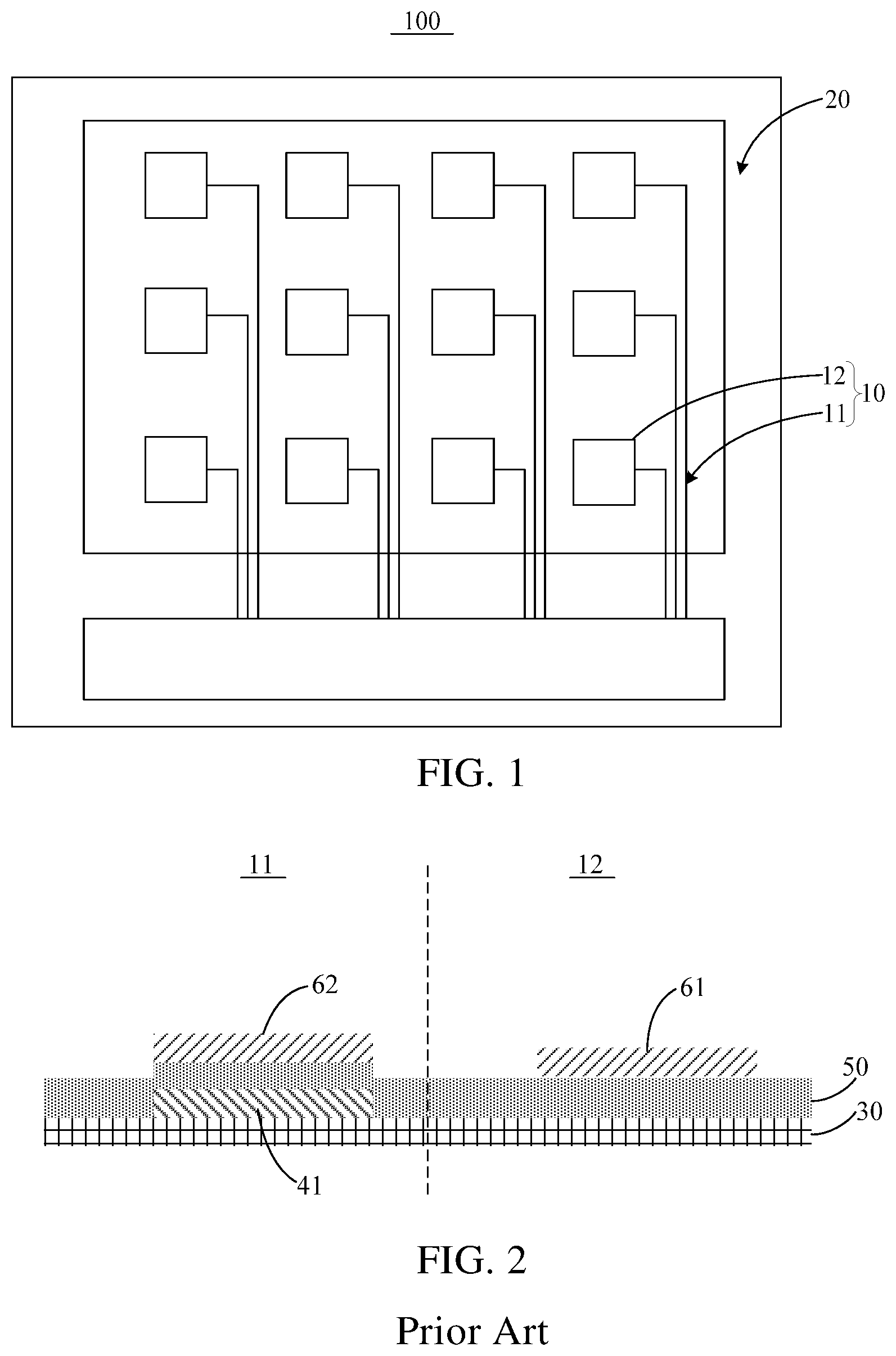 Patent US12147633 Figure 1 – Touch display panel and touch display device