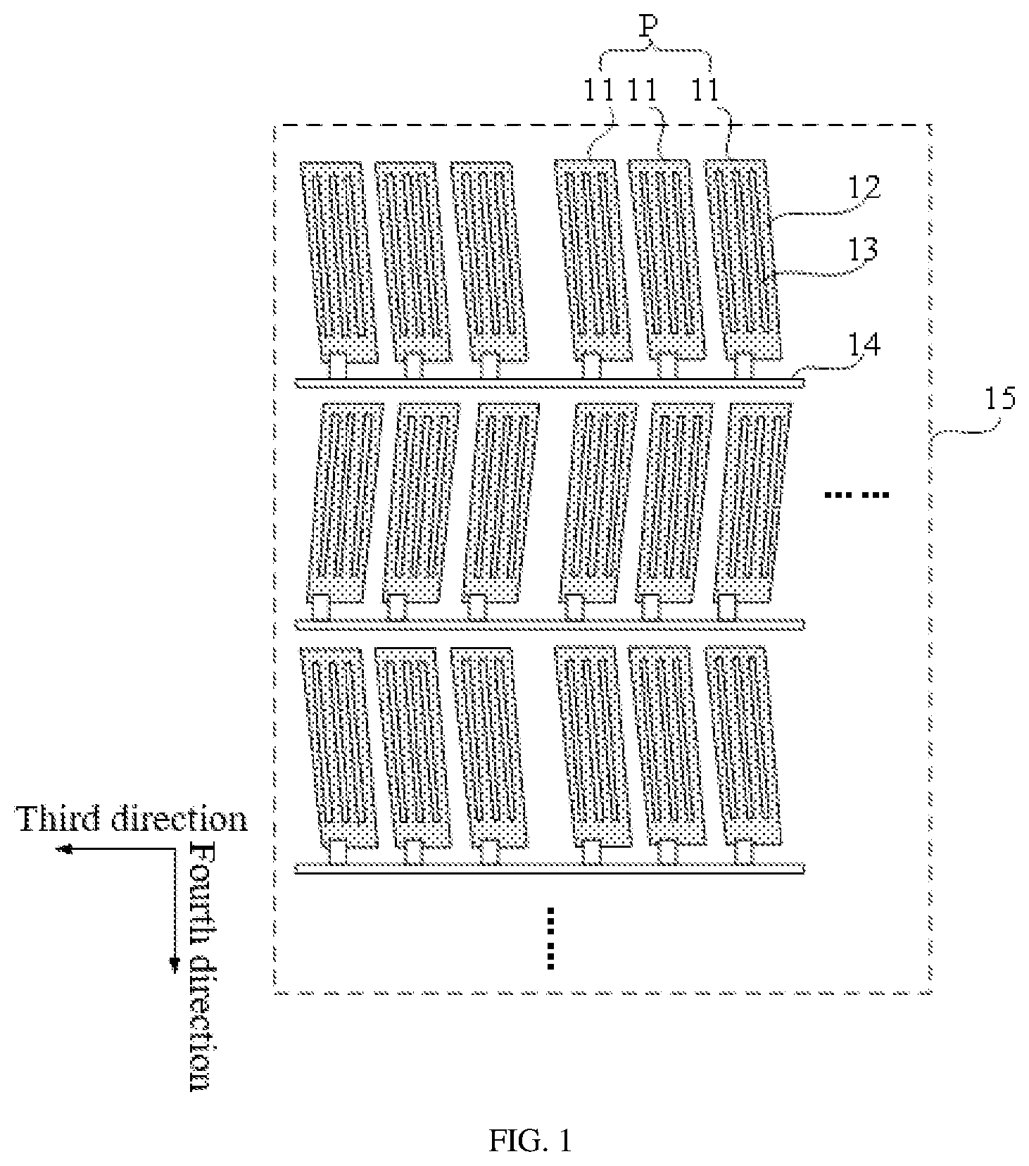 Patent US12147636 — Display substrate, display panel and display device — Figure 1
