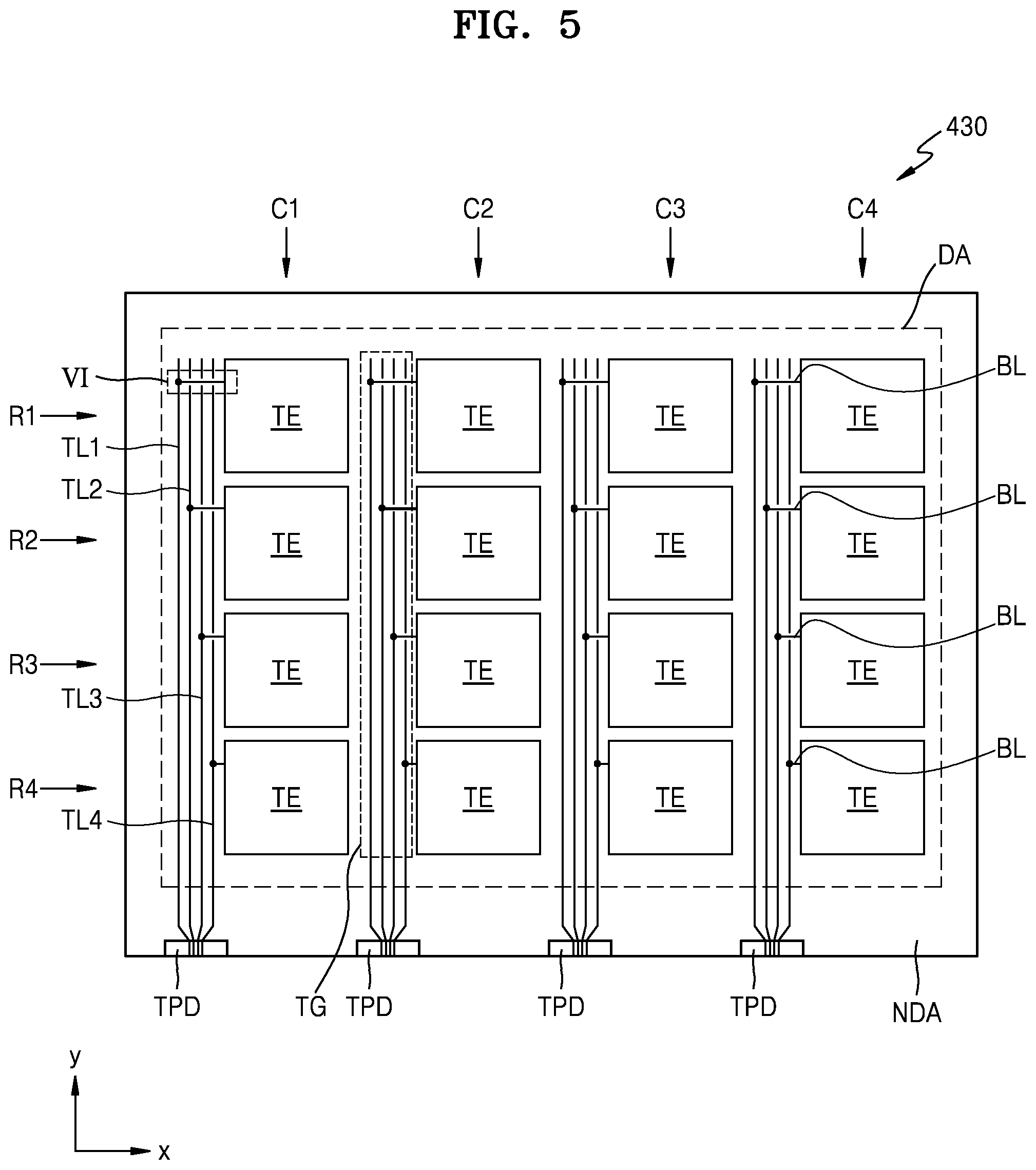 Patent US12147638 Figure 6 – Display device