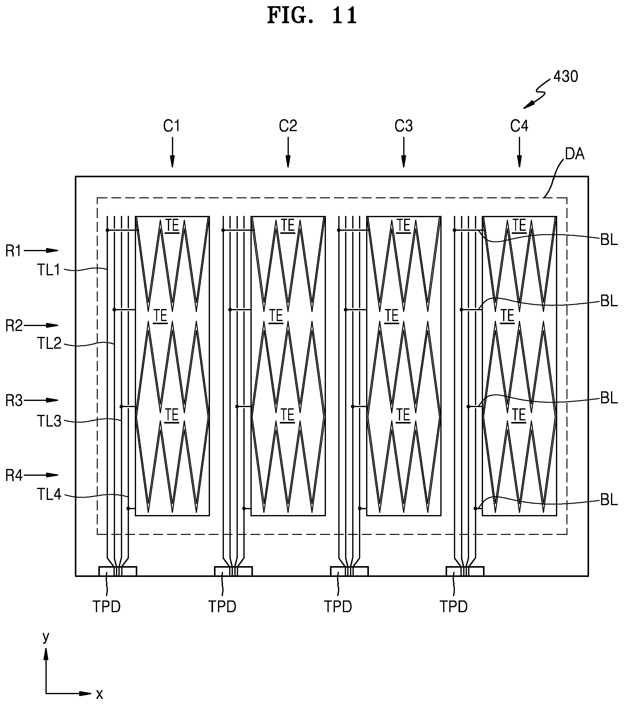 Patent US12147638 Figure 12 – Display device