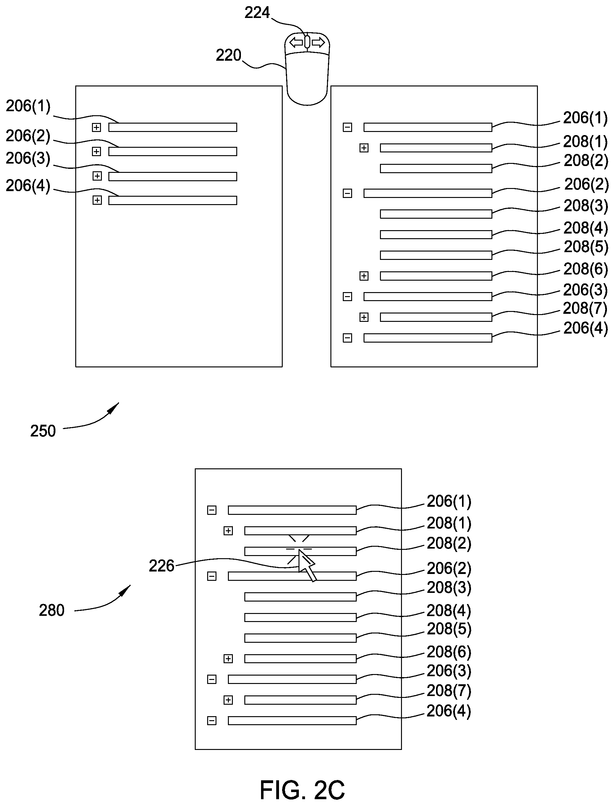 Patent US12147645 Figure 4 – Logical structure-based document navigation