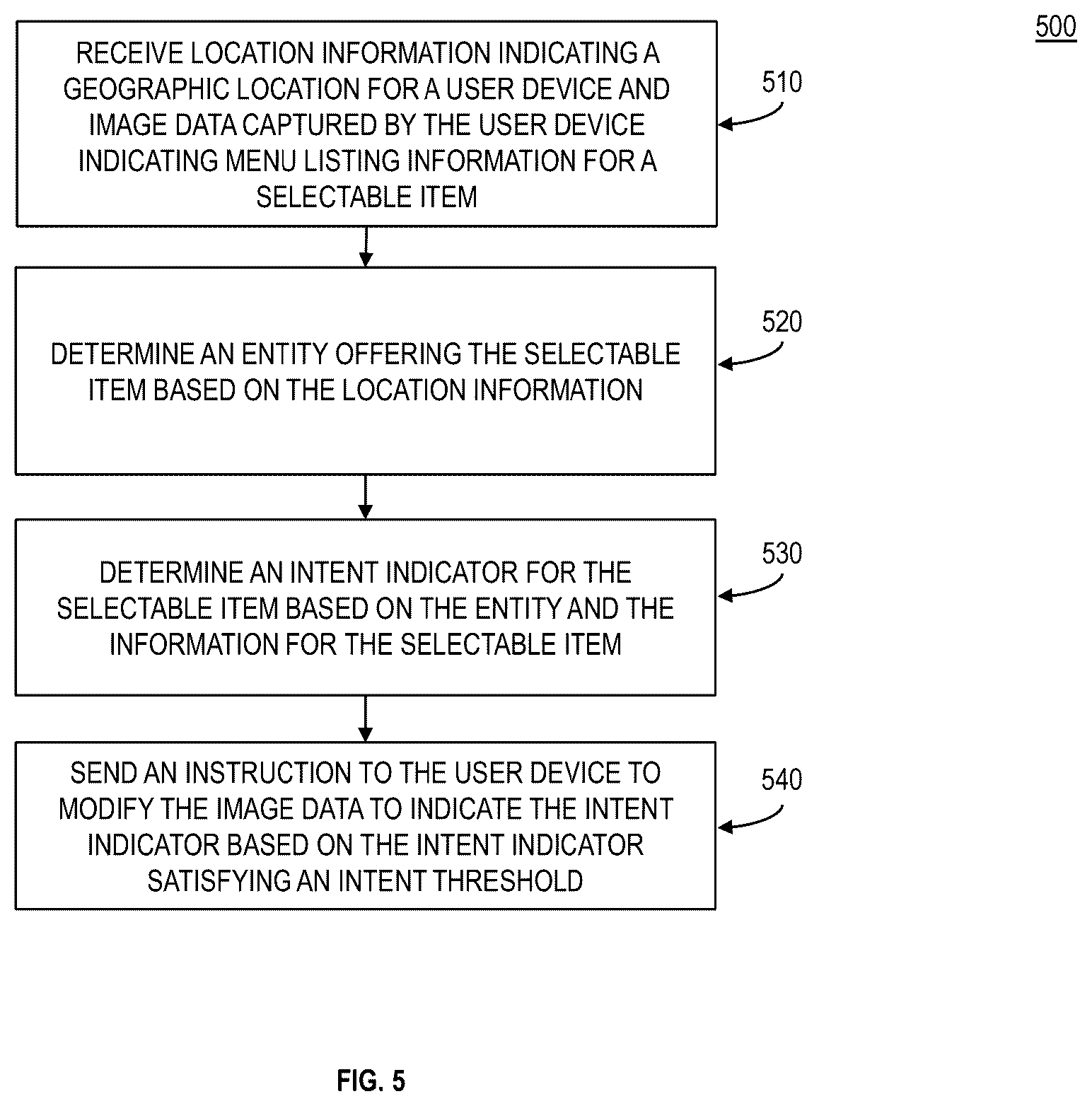 Patent US12147649 Figure 9 – User interface for depicting informational elements for selectable items