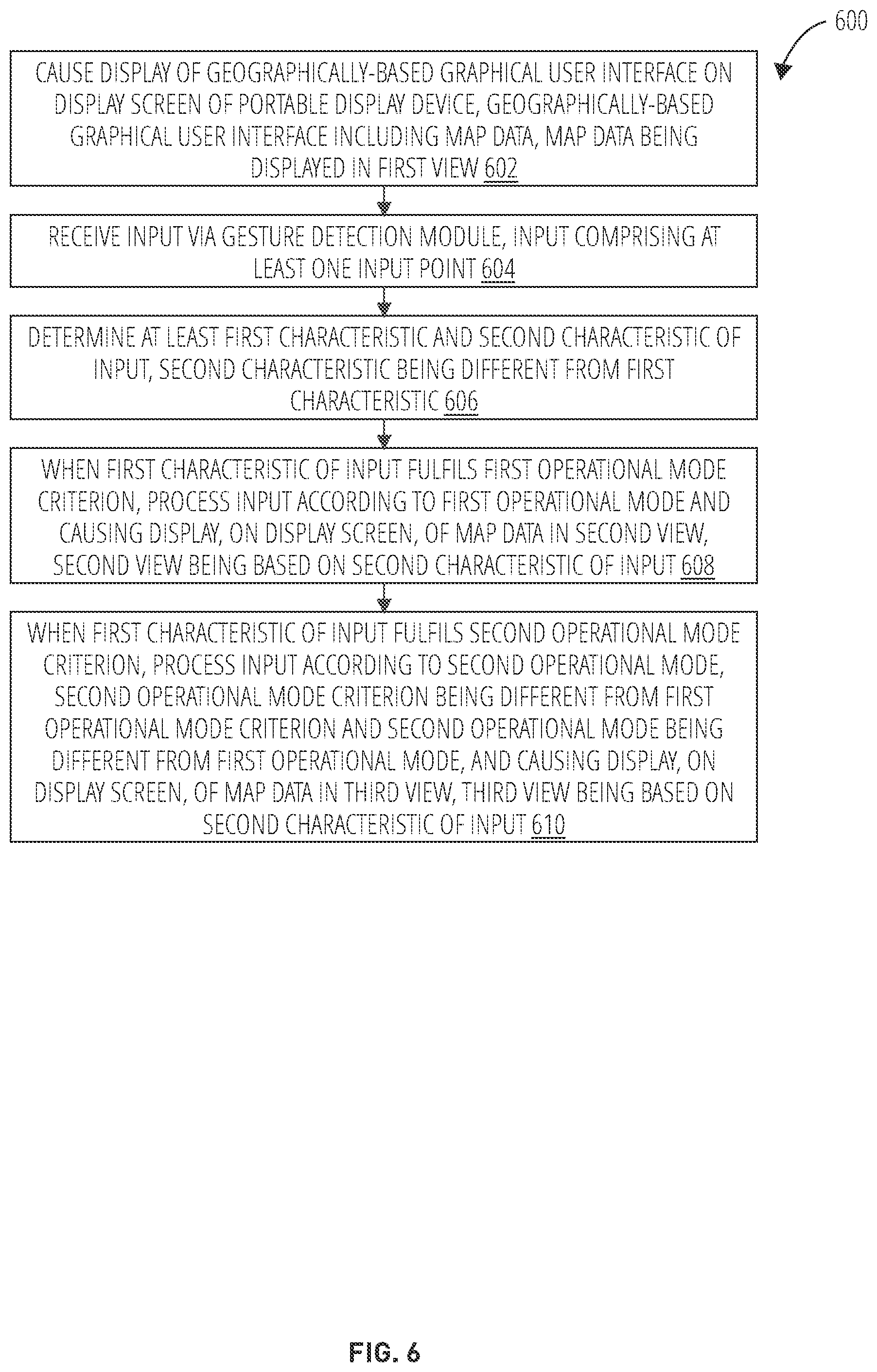 Patent US12147654 Figure 6 – Edge gesture interface with smart interactions
