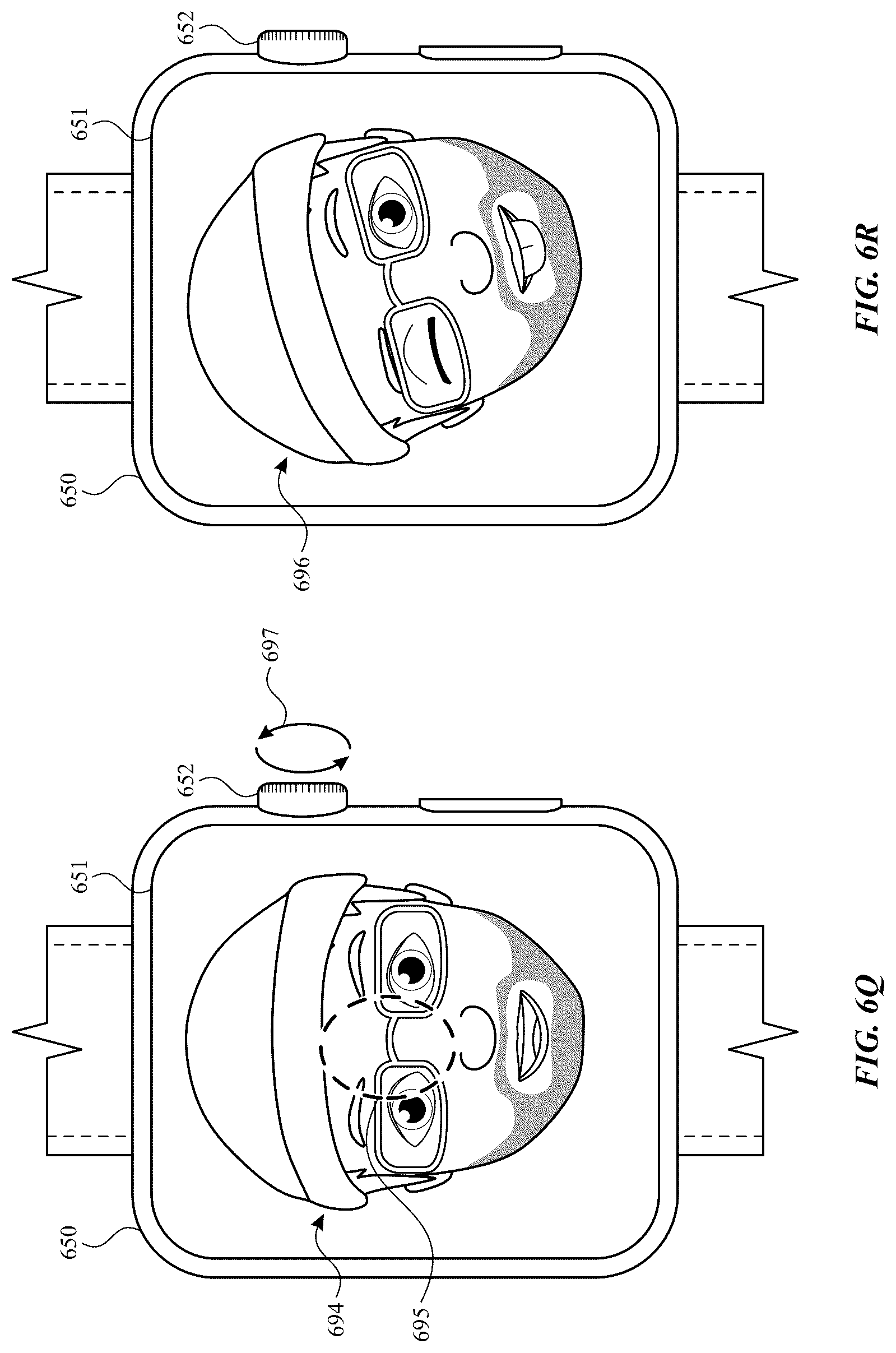 Patent US12147655 Figure 19 – Avatar sticker editor user interfaces