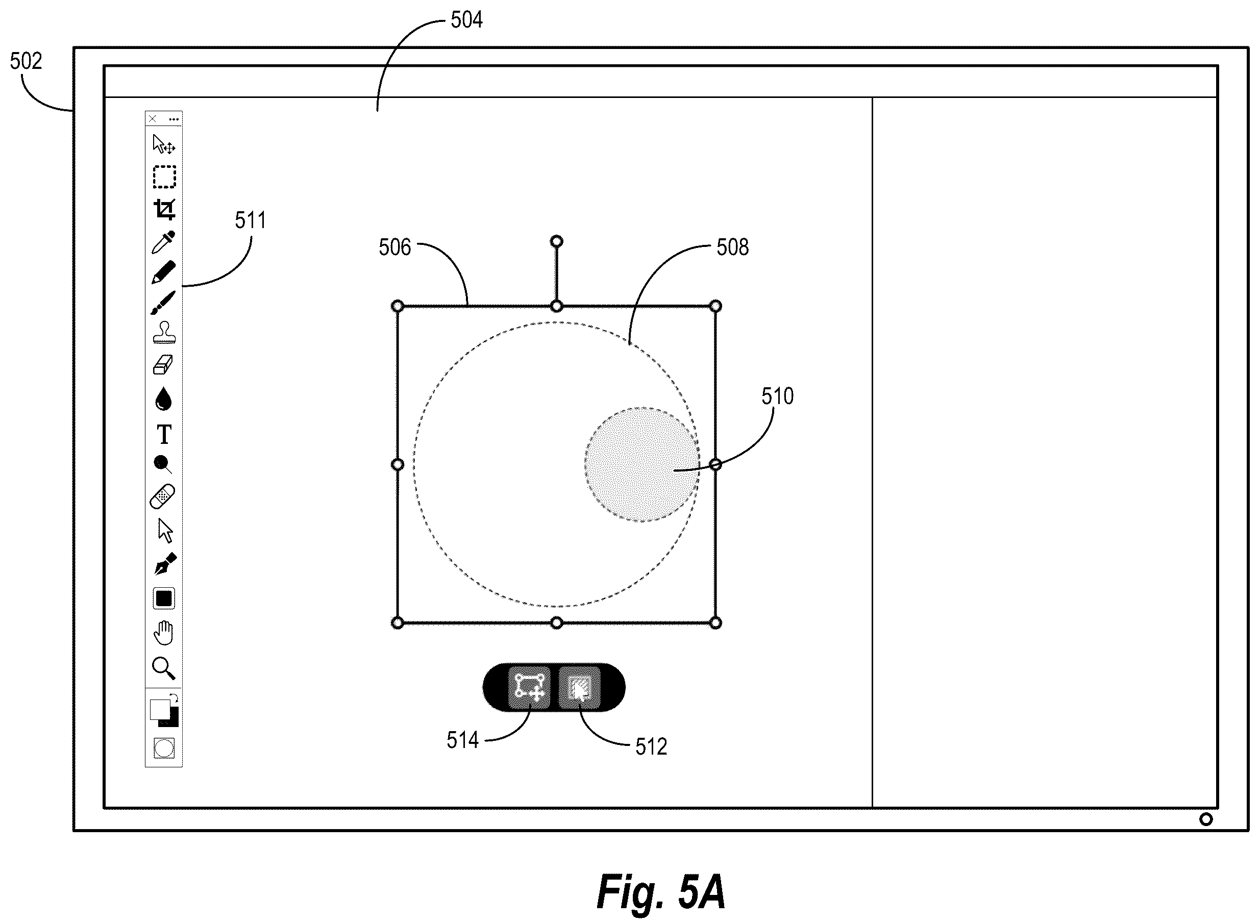 Patent US12147656 Figure 5 – Graphical user interfaces and techniques for generating digital spirographs