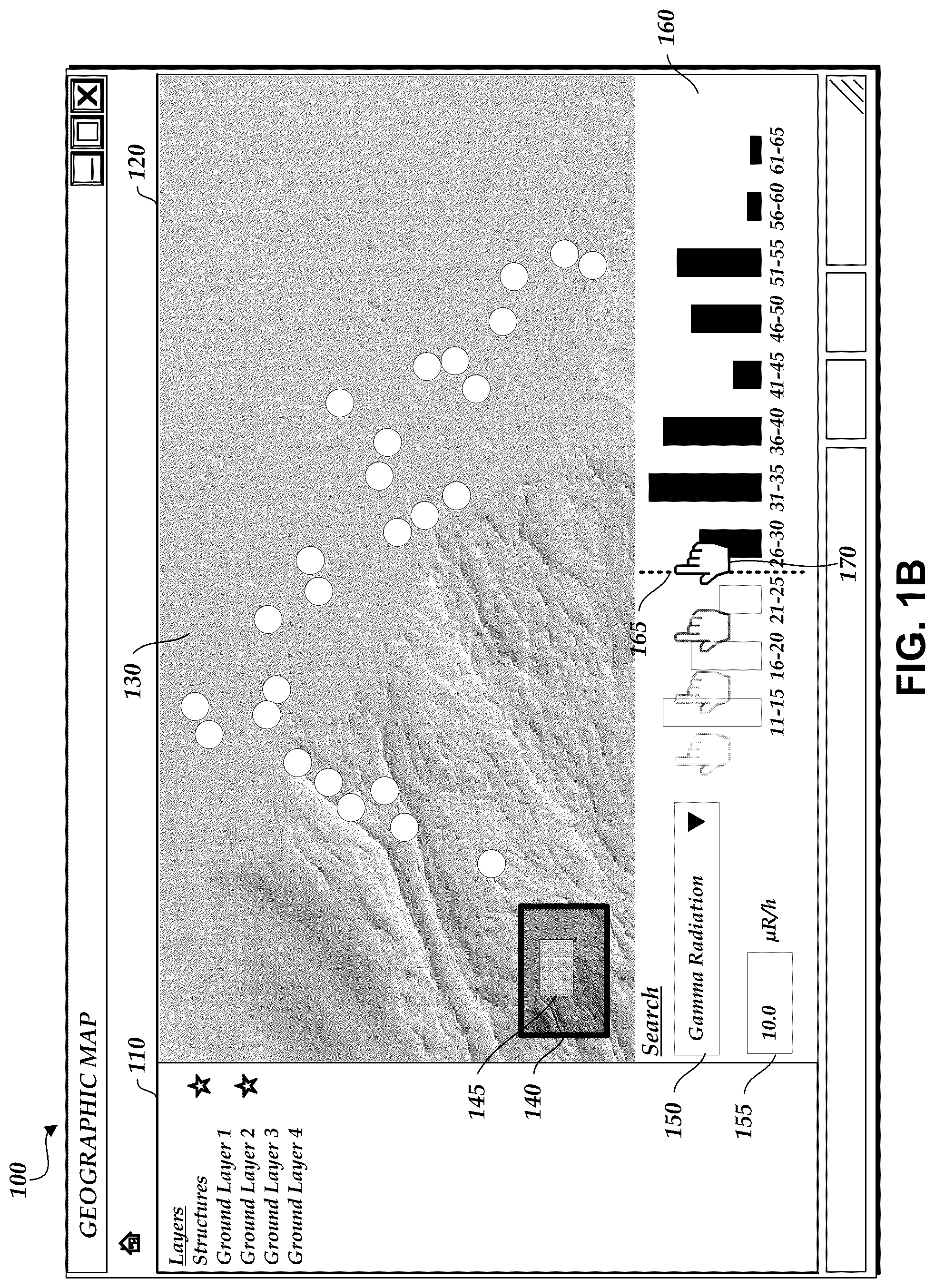 Patent US12147657 Figure 2 – Interactive user interfaces for location-based data analysis