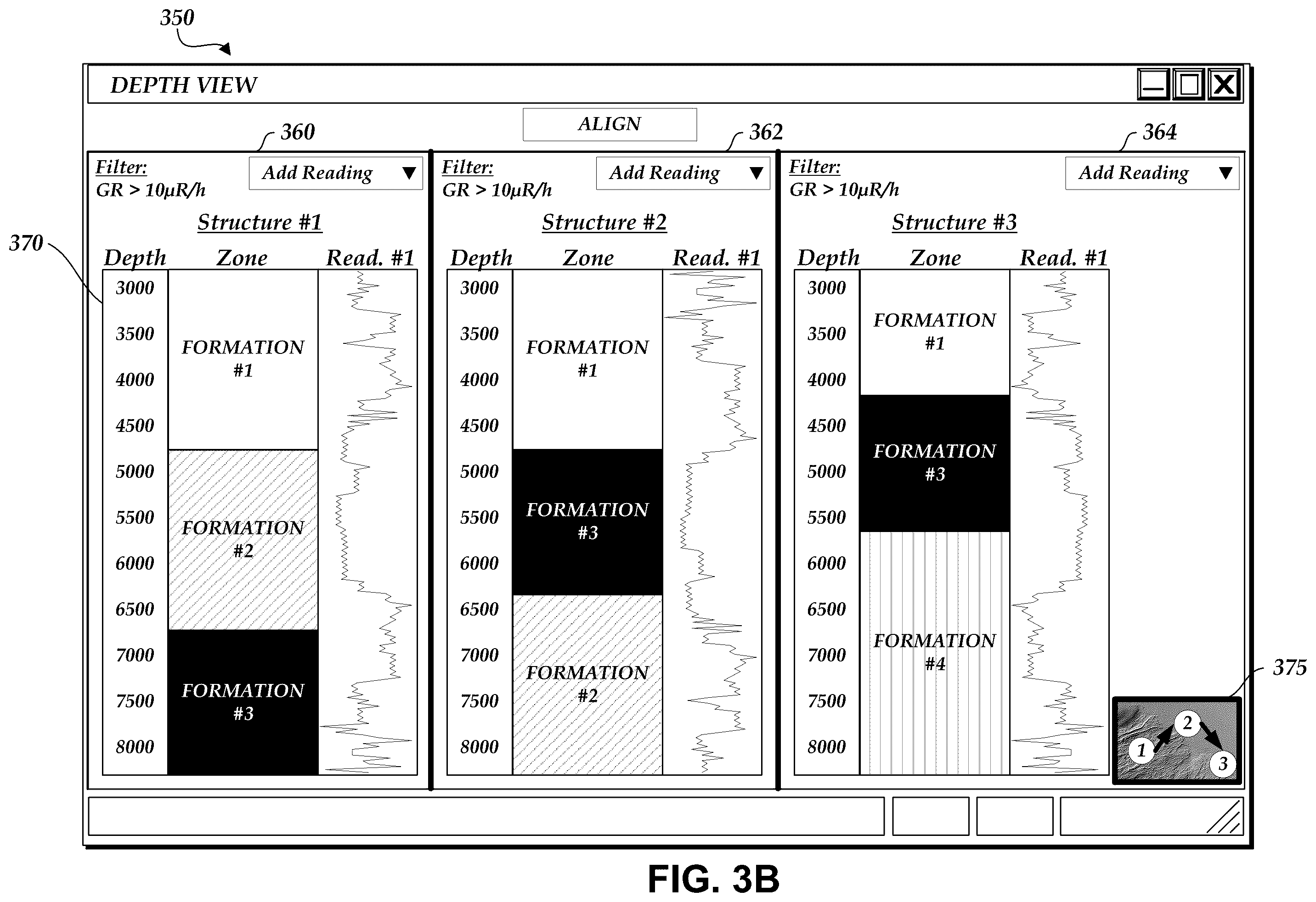 Patent US12147657 Figure 5 – Interactive user interfaces for location-based data analysis