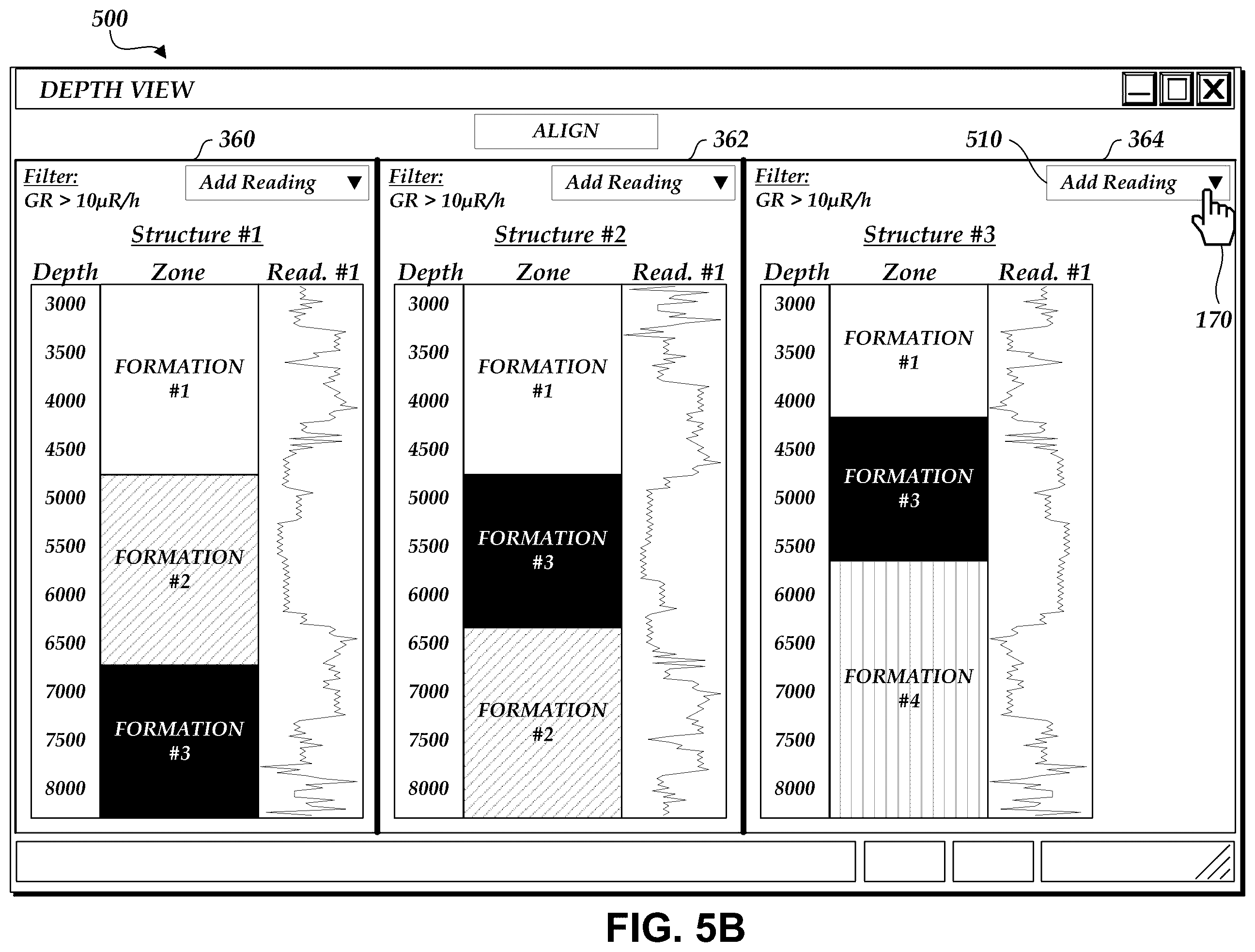 Patent US12147657 Figure 10 – Interactive user interfaces for location-based data analysis