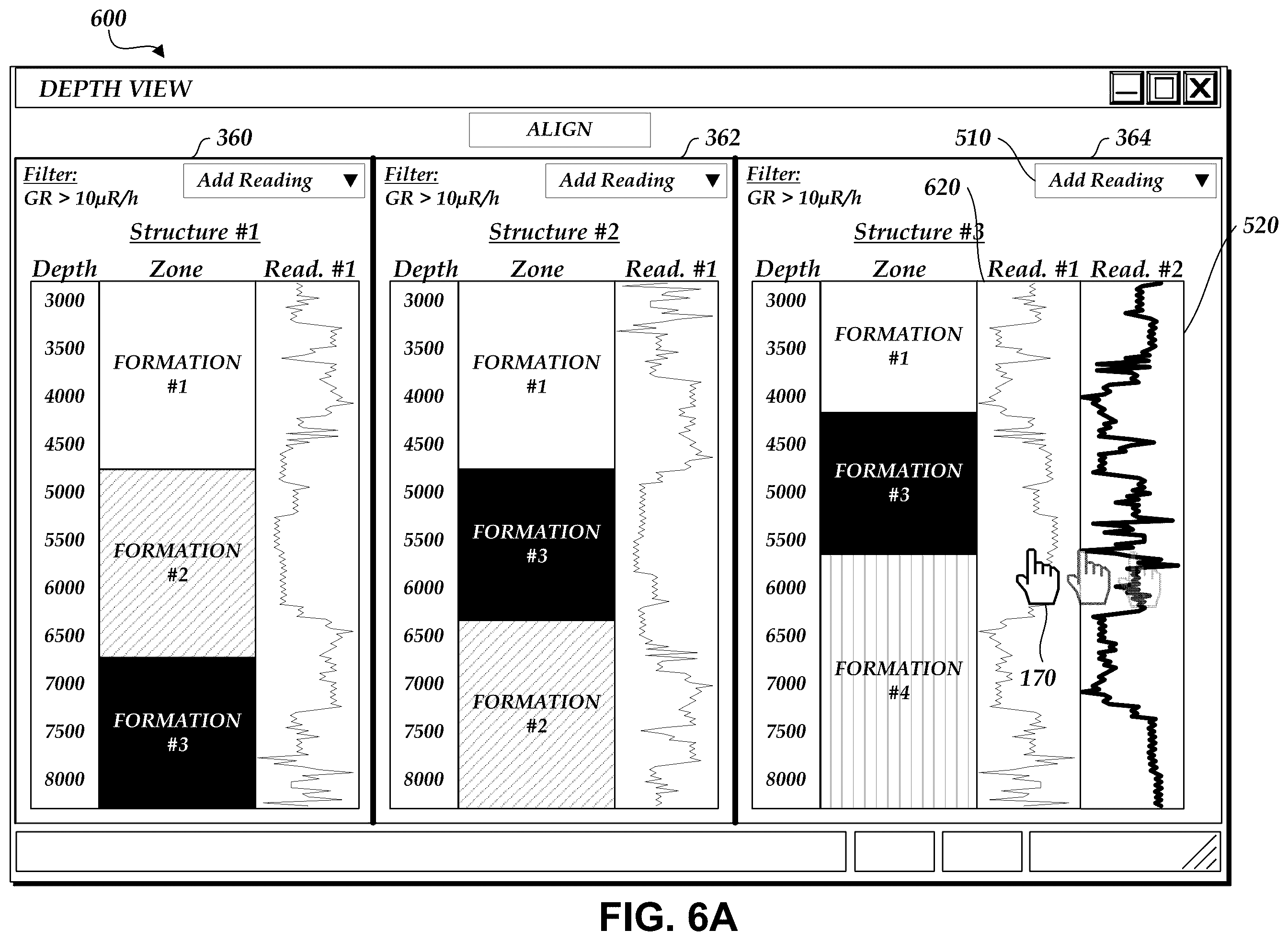 Patent US12147657 Figure 13 – Interactive user interfaces for location-based data analysis